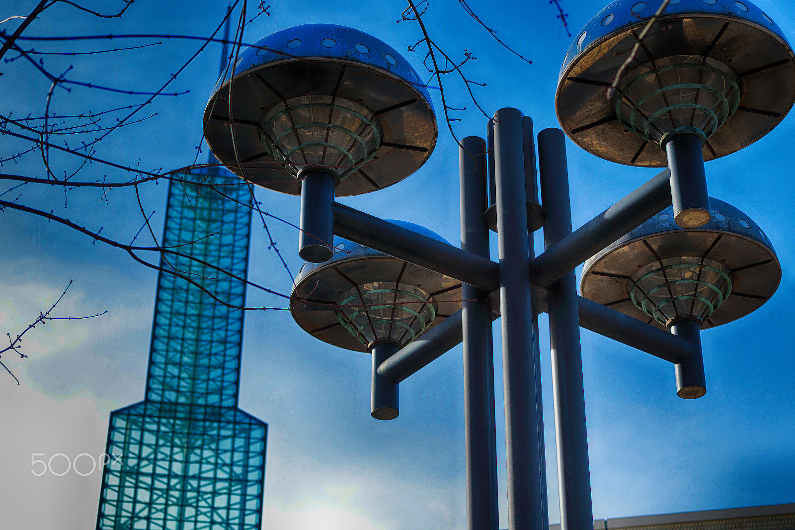 Canon EF 40mm F2.8 STM sample photo. Space street lamp photography