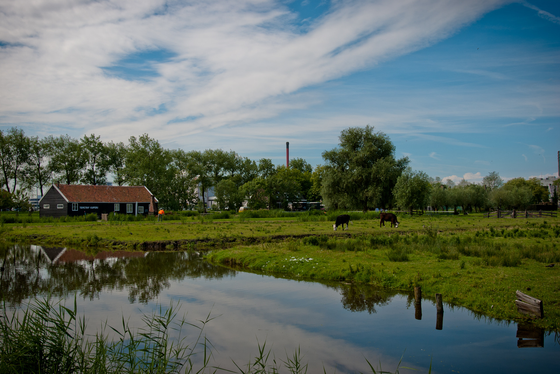 Nikon AF-S Nikkor 17-35mm F2.8D ED-IF sample photo. Windmill village photography