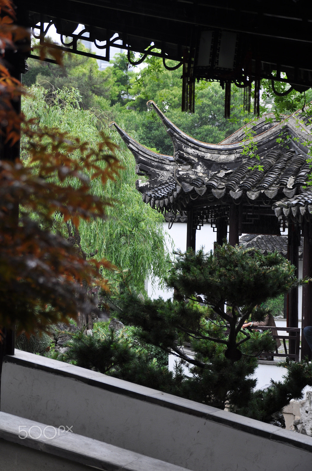 Sigma 18-200mm F3.5-6.3 DC OS HSM sample photo. Zhanyuan garden scene photography