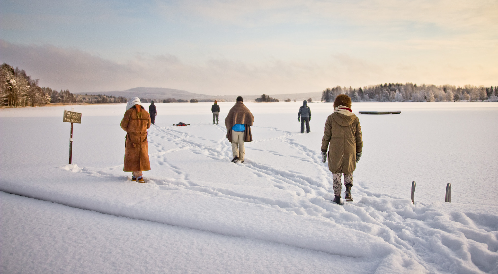Sigma 18-35mm f/1.8 DC HSM sample photo. Frozen lake view photography