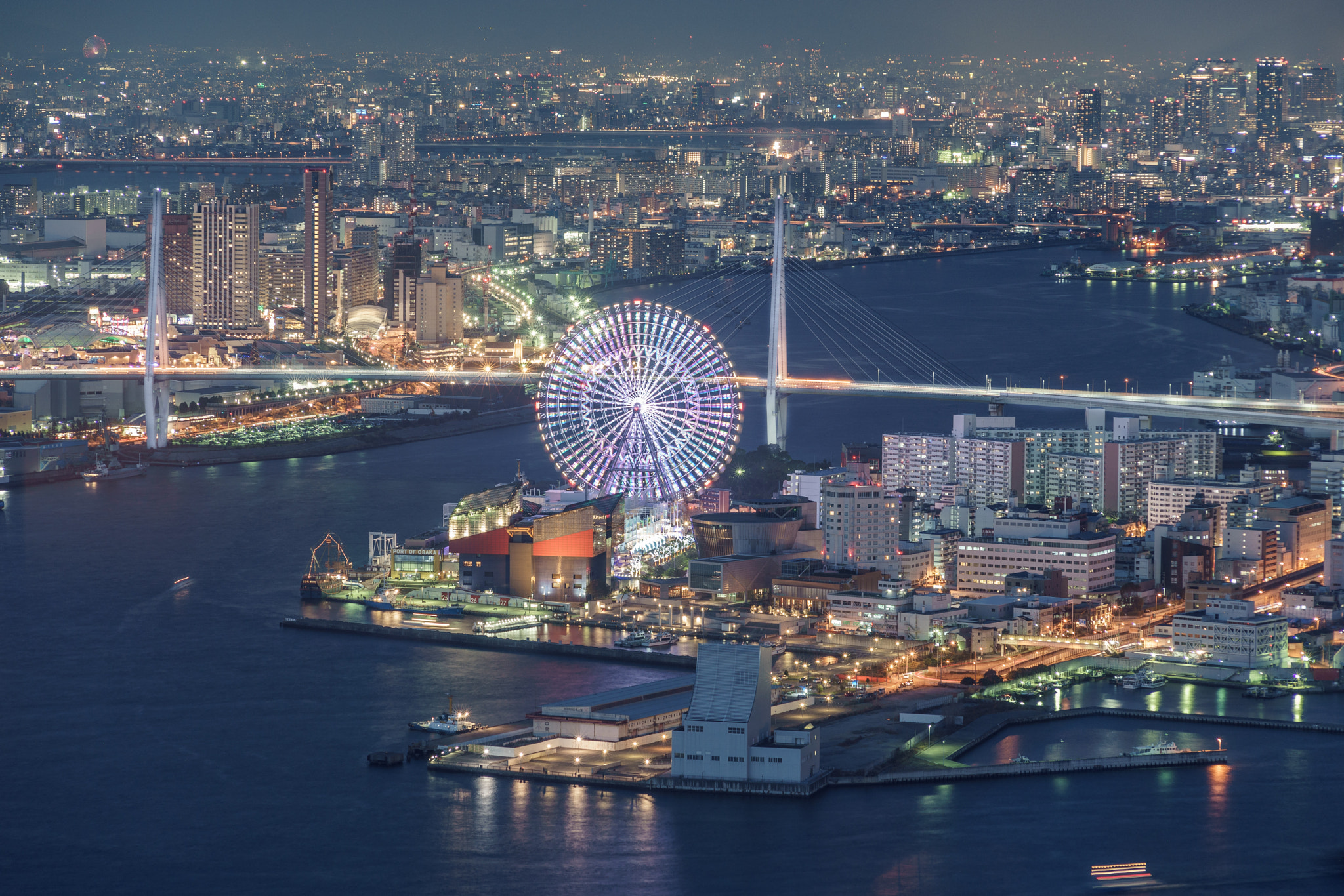 Sony a7 + Tamron 18-270mm F3.5-6.3 Di II PZD sample photo. Bridge and ferris wheel photography