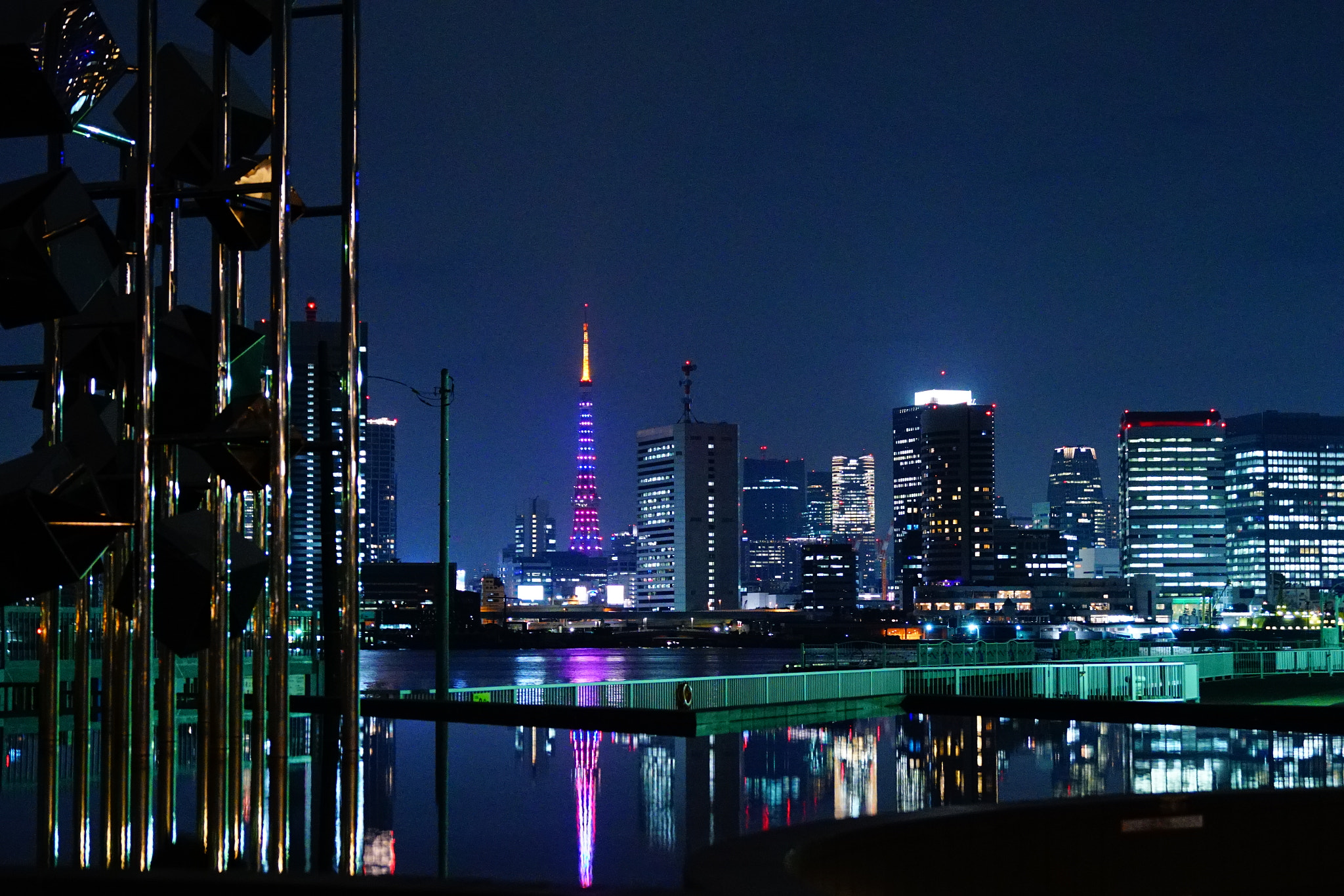 Sony FE 24-70mm F2.8 GM sample photo. Night view-tokyo tower photography
