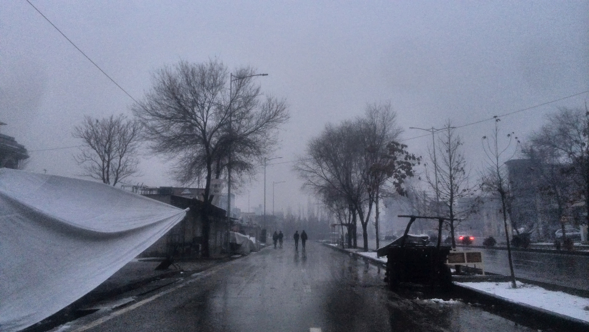 HUAWEI P6-U06 sample photo. Today kabul rain and sonw  photography