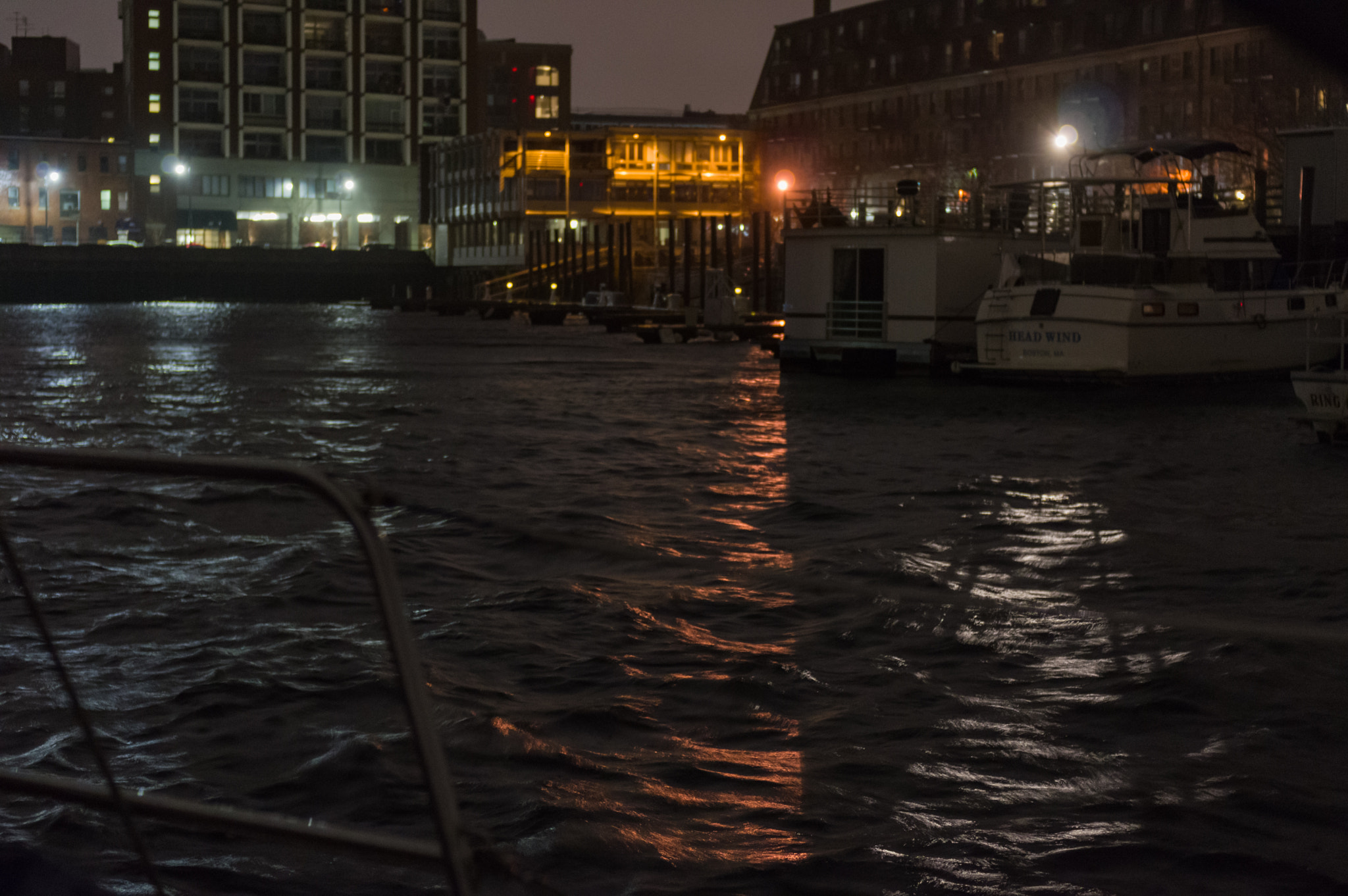 Pentax K-3 II sample photo. Lewis wharf night photography