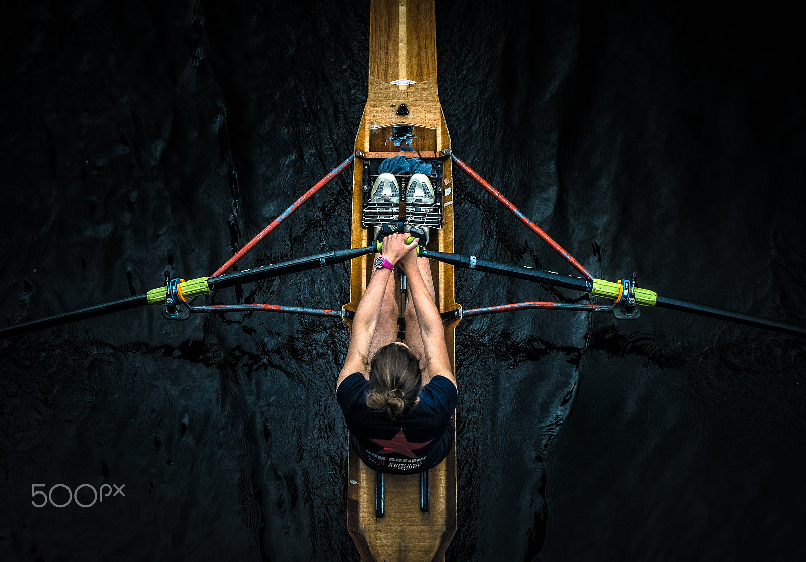 Sigma 50-500mm F4-6.3 EX APO RF HSM sample photo. Rowing from a above photography