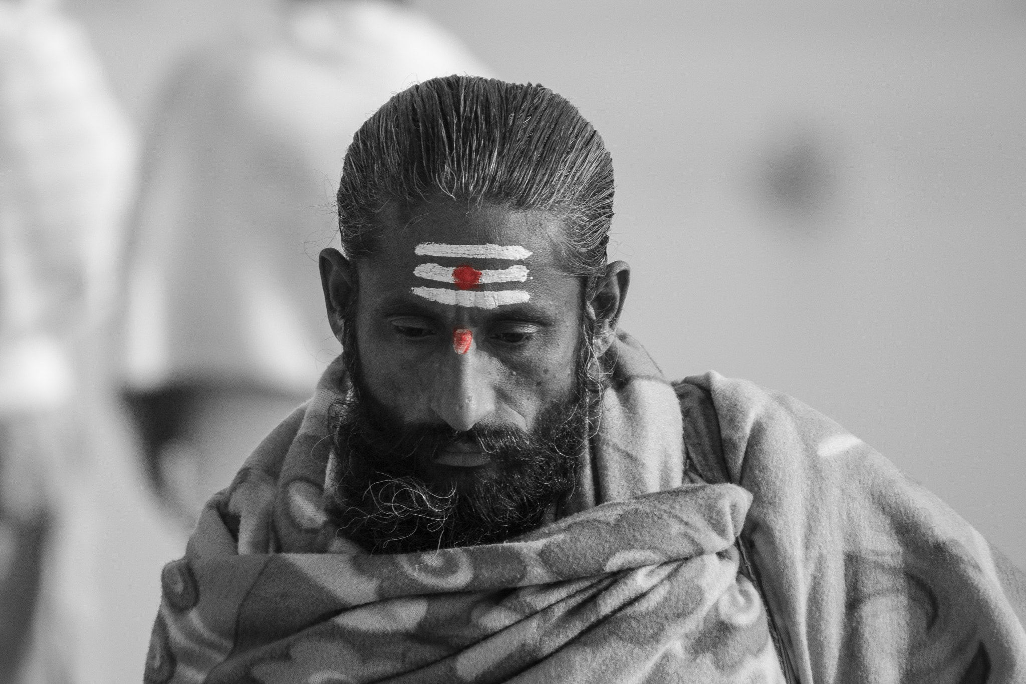 Nikon D3300 + Sigma 70-300mm F4-5.6 DG OS sample photo. The saint from varanasi photography