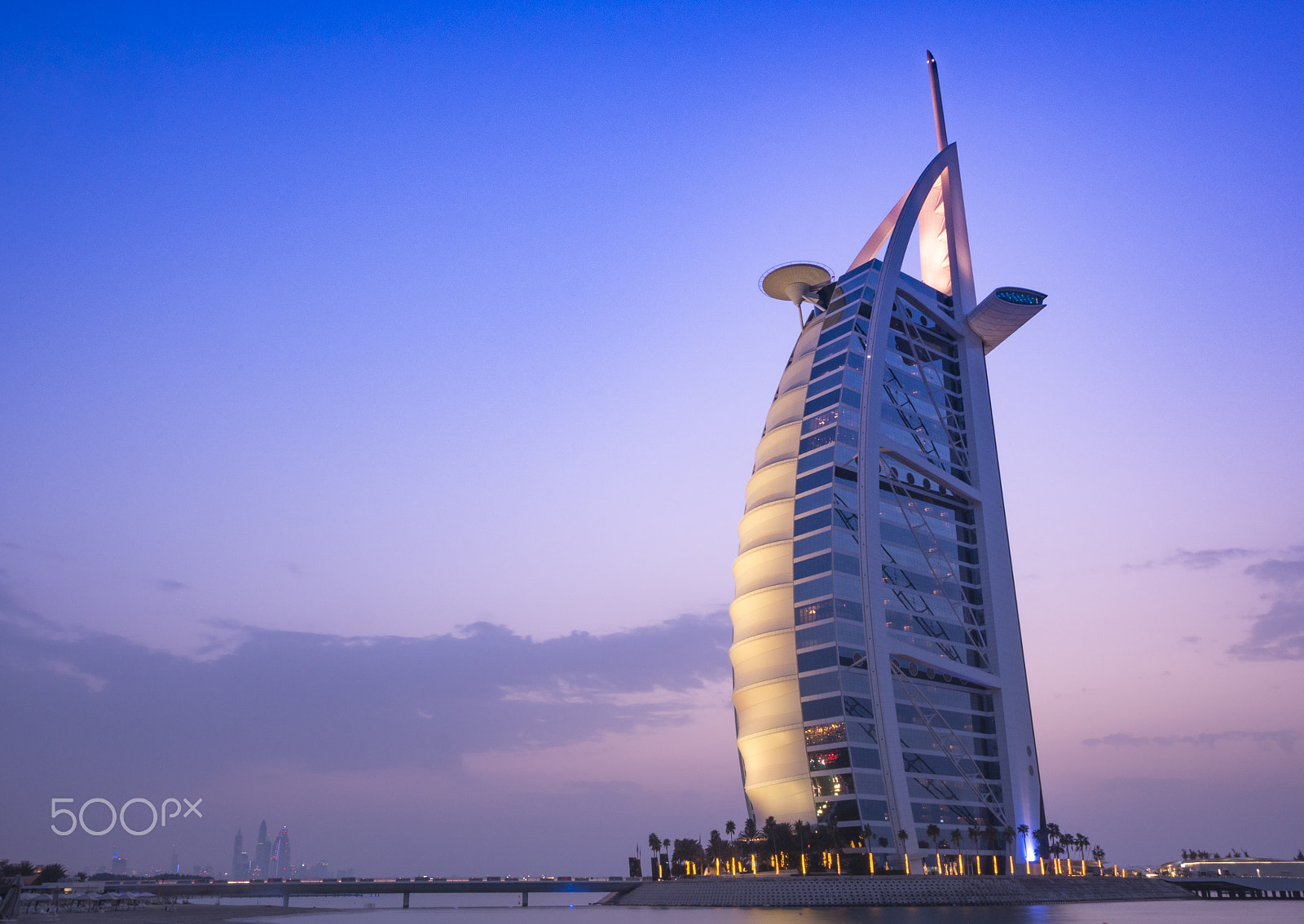 Panasonic Lumix G Vario 7-14mm F4 ASPH sample photo. Dubai - burj al arab hotel photography