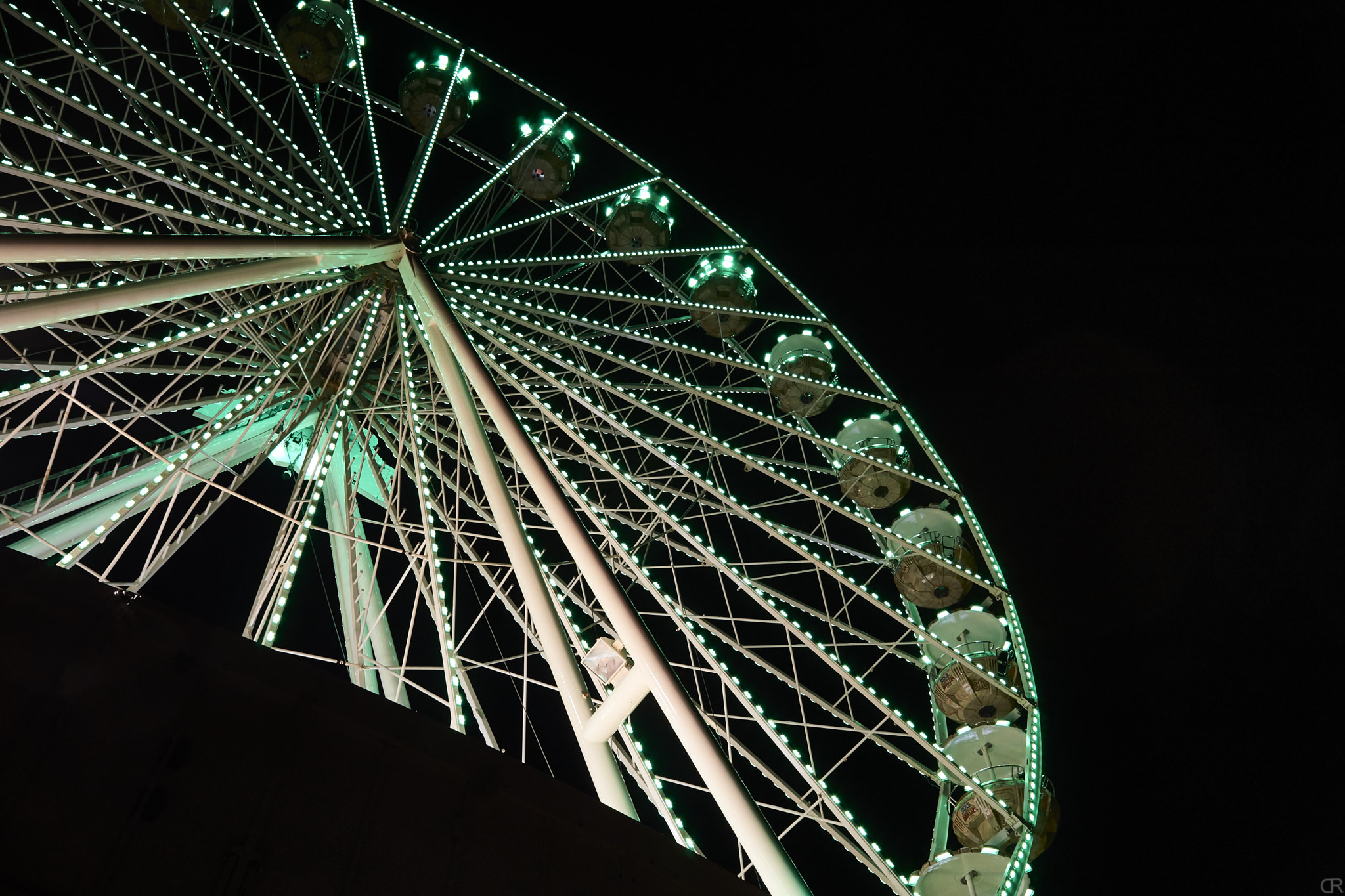 Sony a6000 sample photo. Riesenrad detail photography