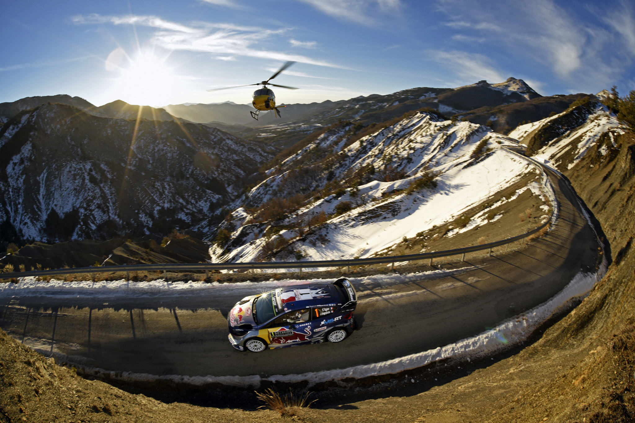 Nikon D750 + Sigma 15mm F2.8 EX DG Diagonal Fisheye sample photo. Rallye monte carlo 2017 wrc photography