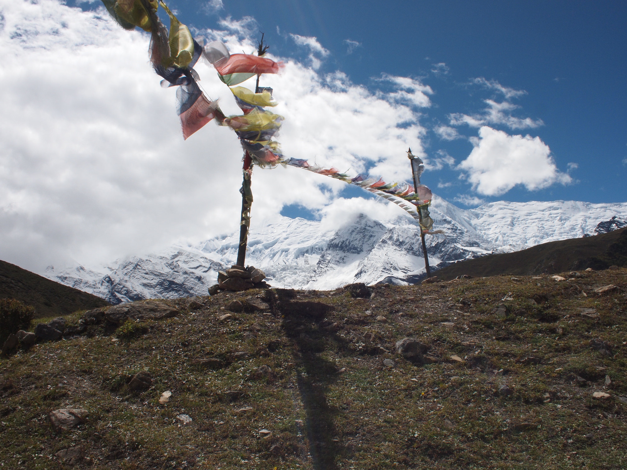 Olympus M.Zuiko Digital 17mm F2.8 Pancake sample photo. The prayer flags photography