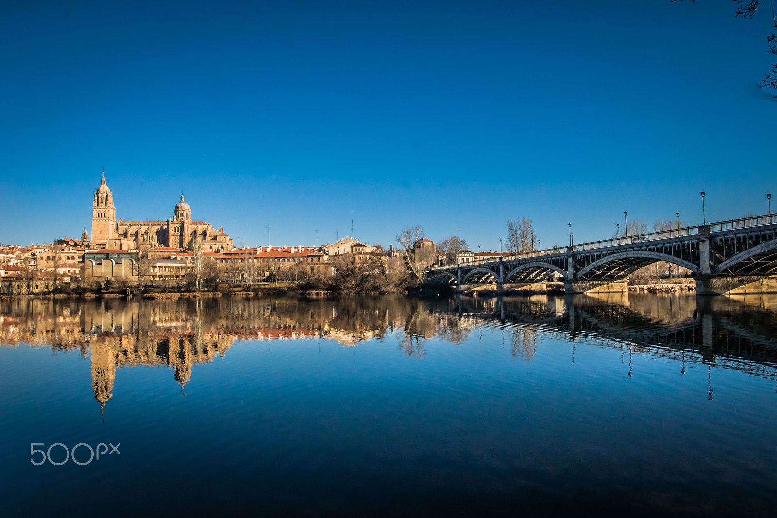 Sony Alpha DSLR-A700 sample photo. Catedral salamanca y puente enrique estevan photography