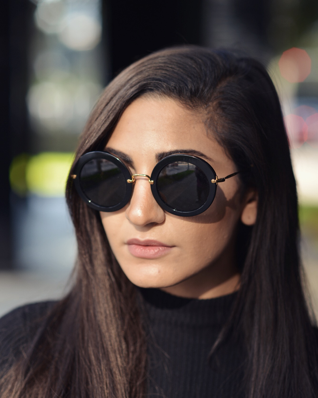 Nikon D600 + Nikon AF Nikkor 85mm F1.8D sample photo. Girl in shades. photography