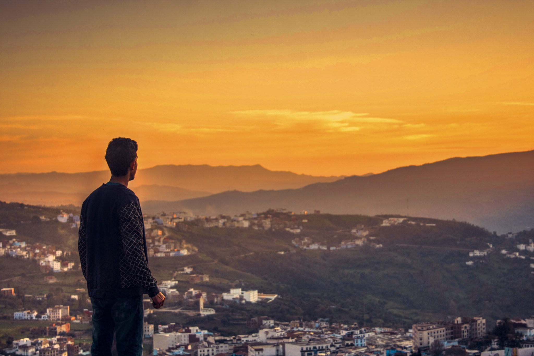 Canon EF-S 18-55mm F3.5-5.6 II sample photo. Somewhere over chefchaouen photography