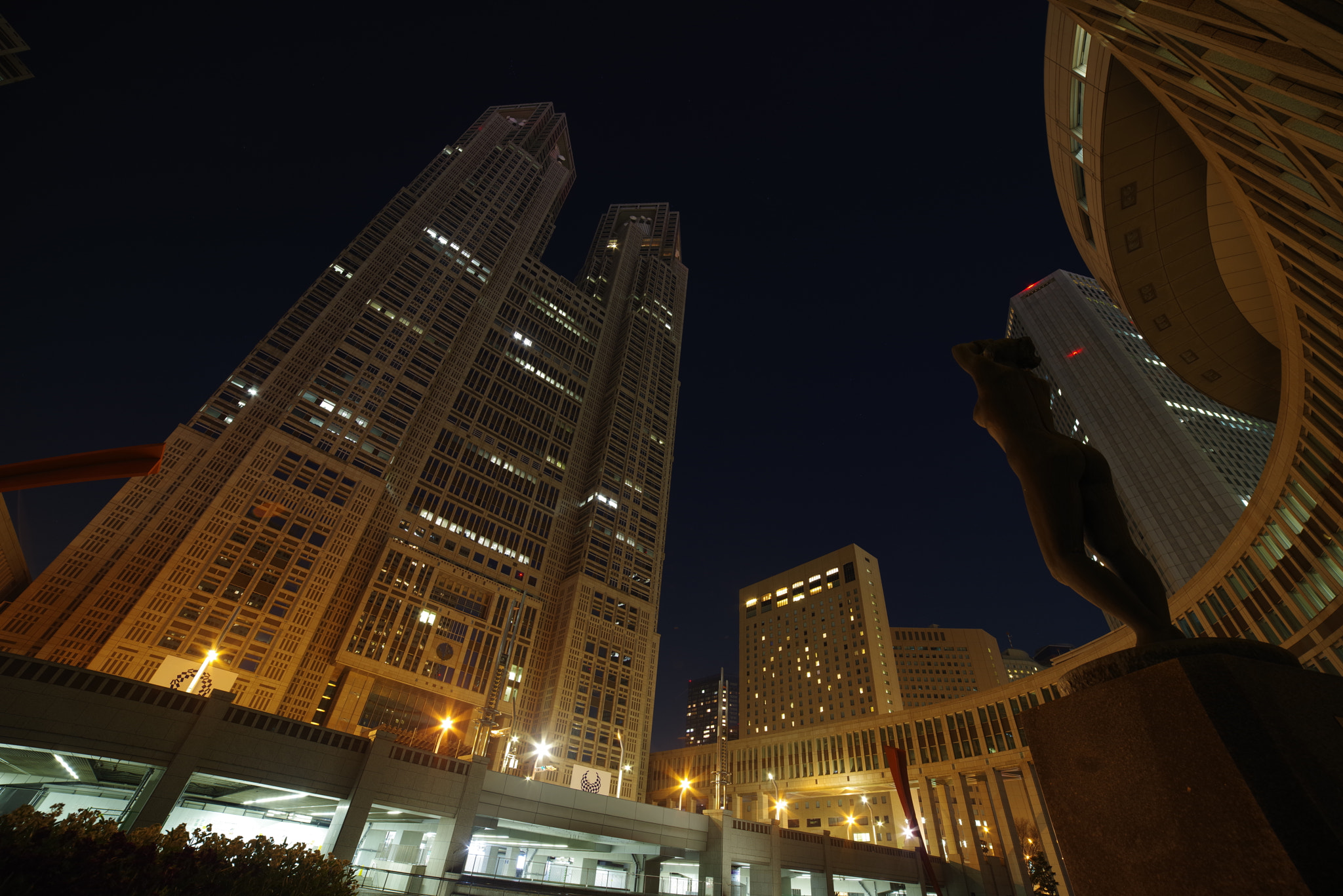 Pentax K-1 sample photo. Tokyo metropolitan government office photography