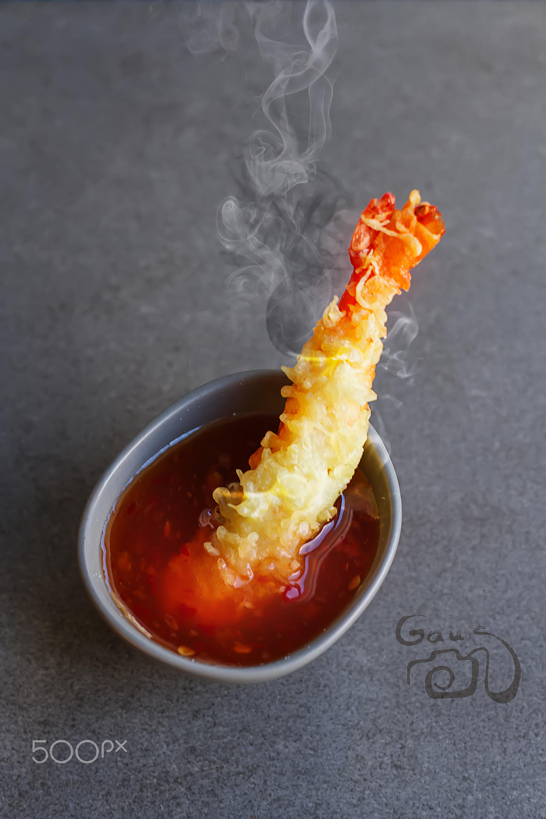 Canon EF 40mm F2.8 STM sample photo. Fried rolls with prawns, served with sweet chili sauce and chops photography