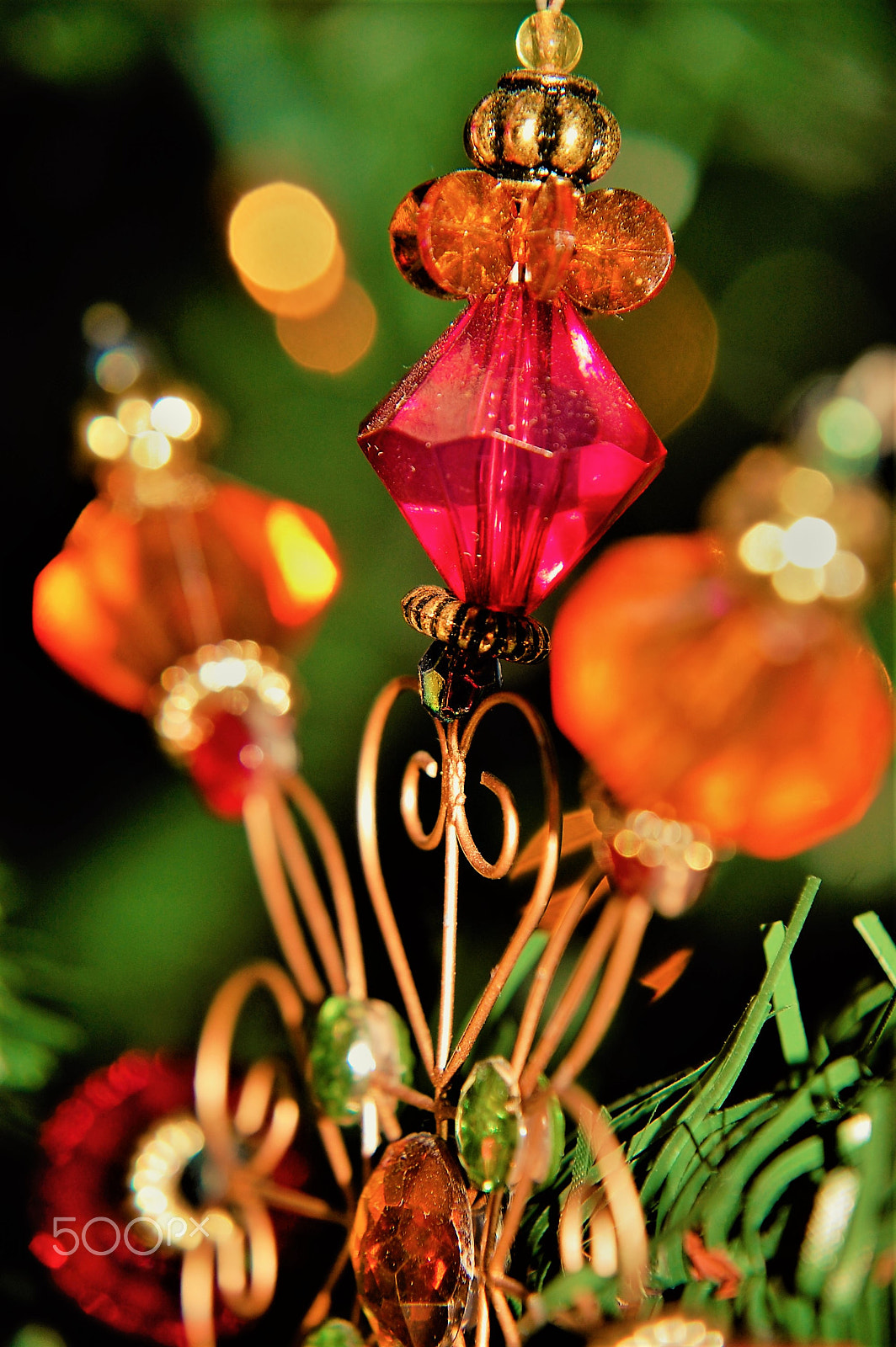 Nikon D40 sample photo. The beaded ornament photography