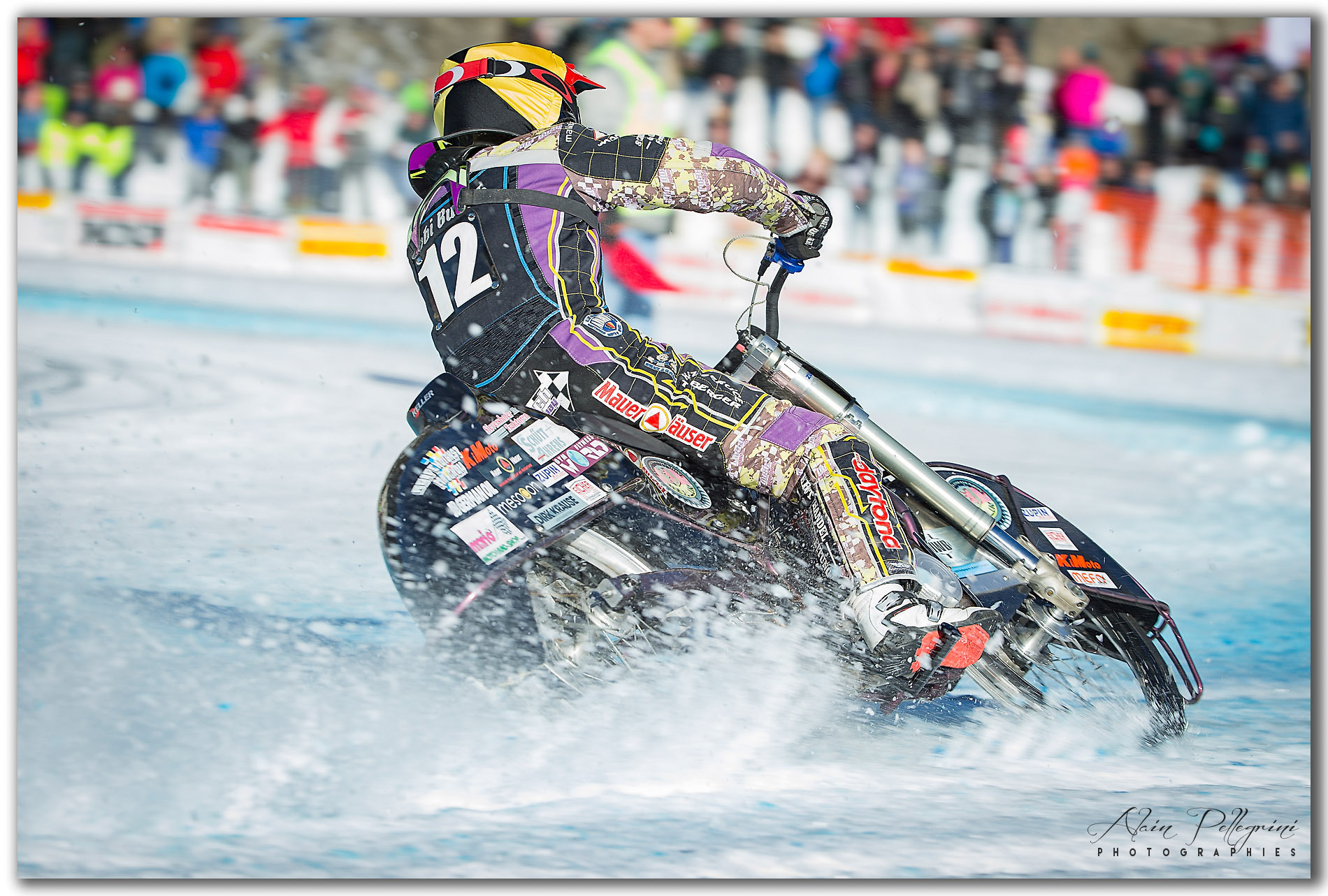 Canon EOS-1D X + Canon EF 200-400mm F4L IS USM Extender 1.4x sample photo. Ice speedway photography