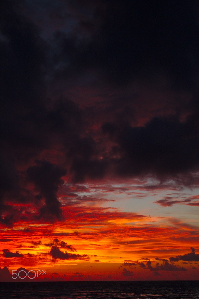 Canon EF-S 18-55mm F3.5-5.6 II sample photo. Sunset, phuket photography