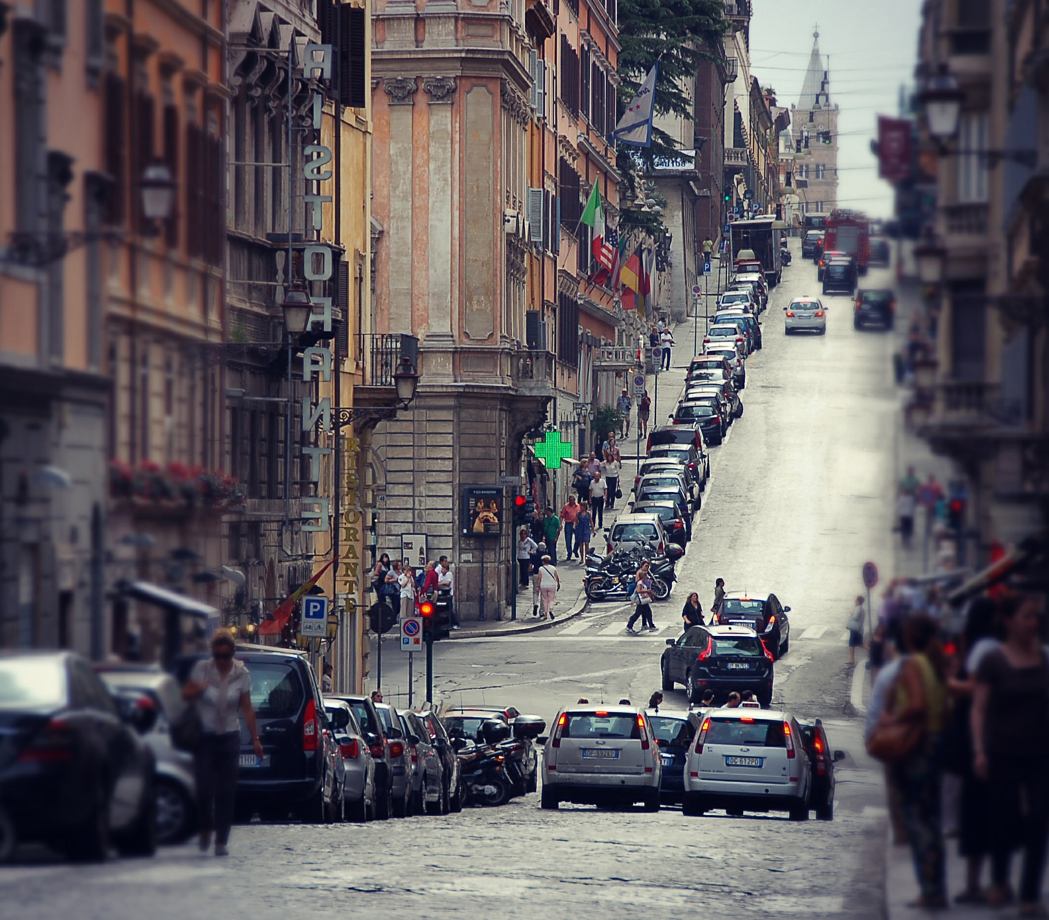 Nikon D50 sample photo. Walking in rome photography