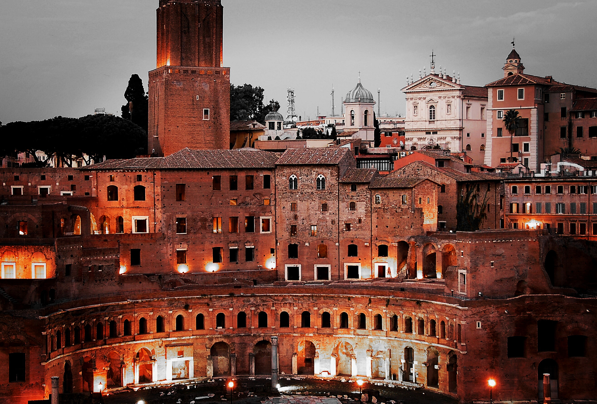 Nikon D50 sample photo. Mercati di traiano photography