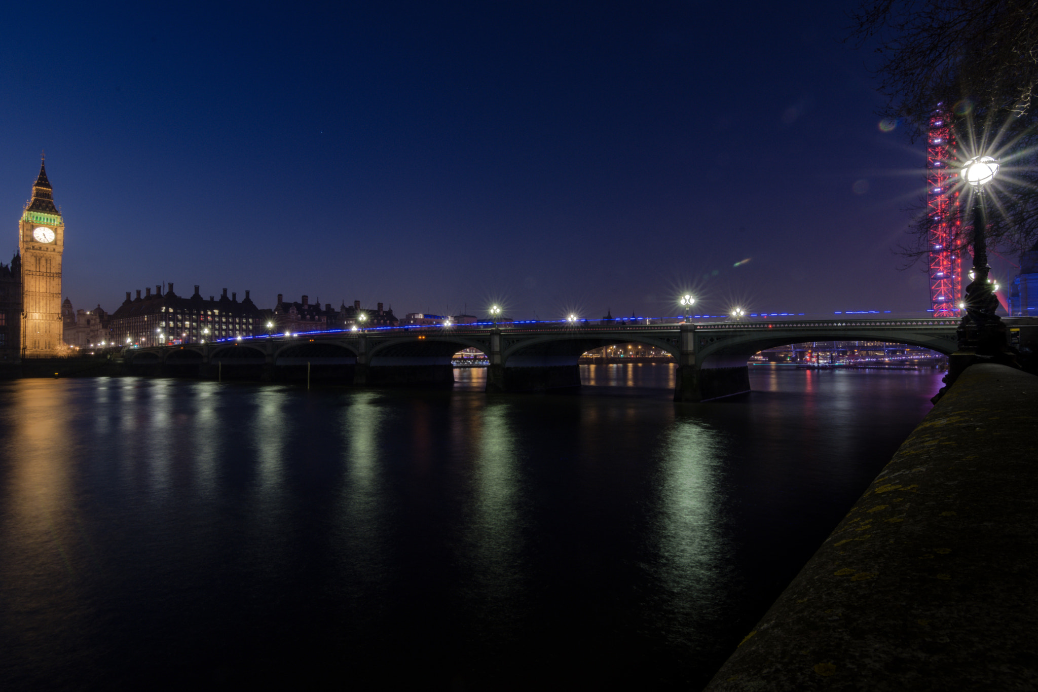 Tokina AT-X Pro 11-16mm F2.8 DX II sample photo. Big ben london eye and the river thames photography