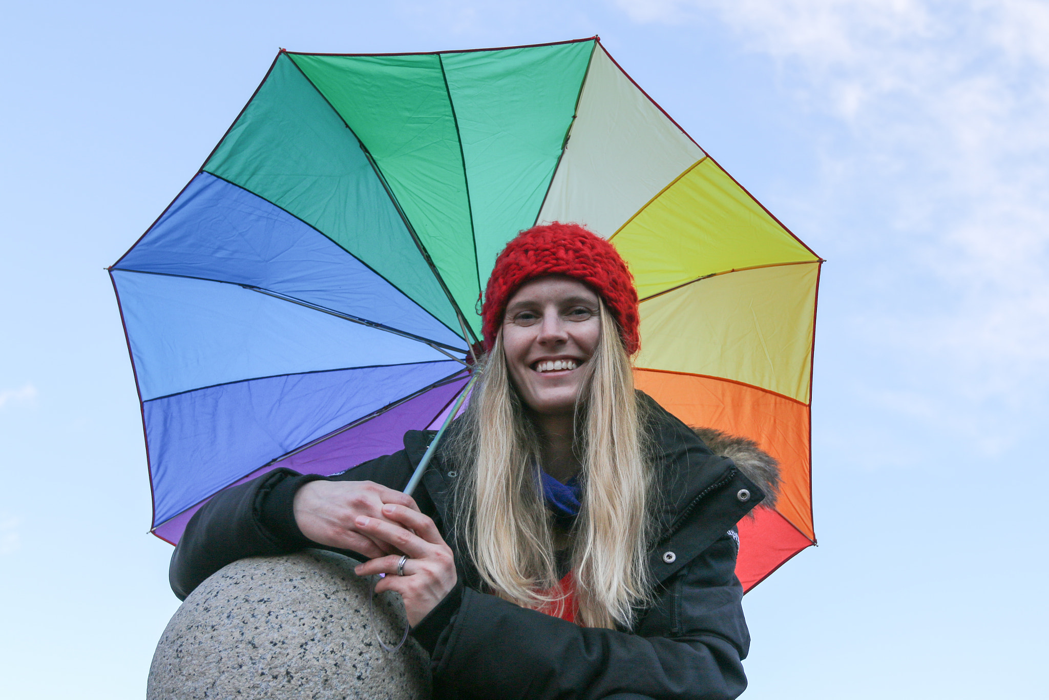 Canon EF 16-35mm F2.8L II USM sample photo. Rainbow umbrella photography