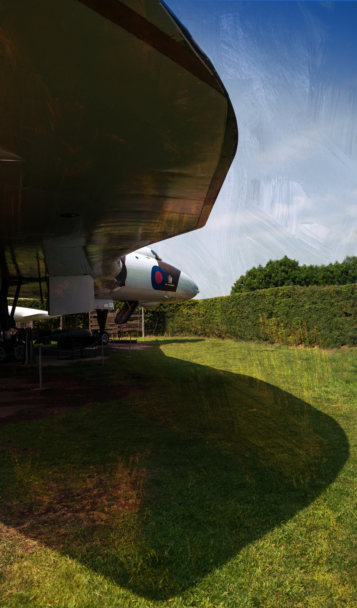 Panasonic Lumix DMC-G1 sample photo. Avro vulcan retired photography