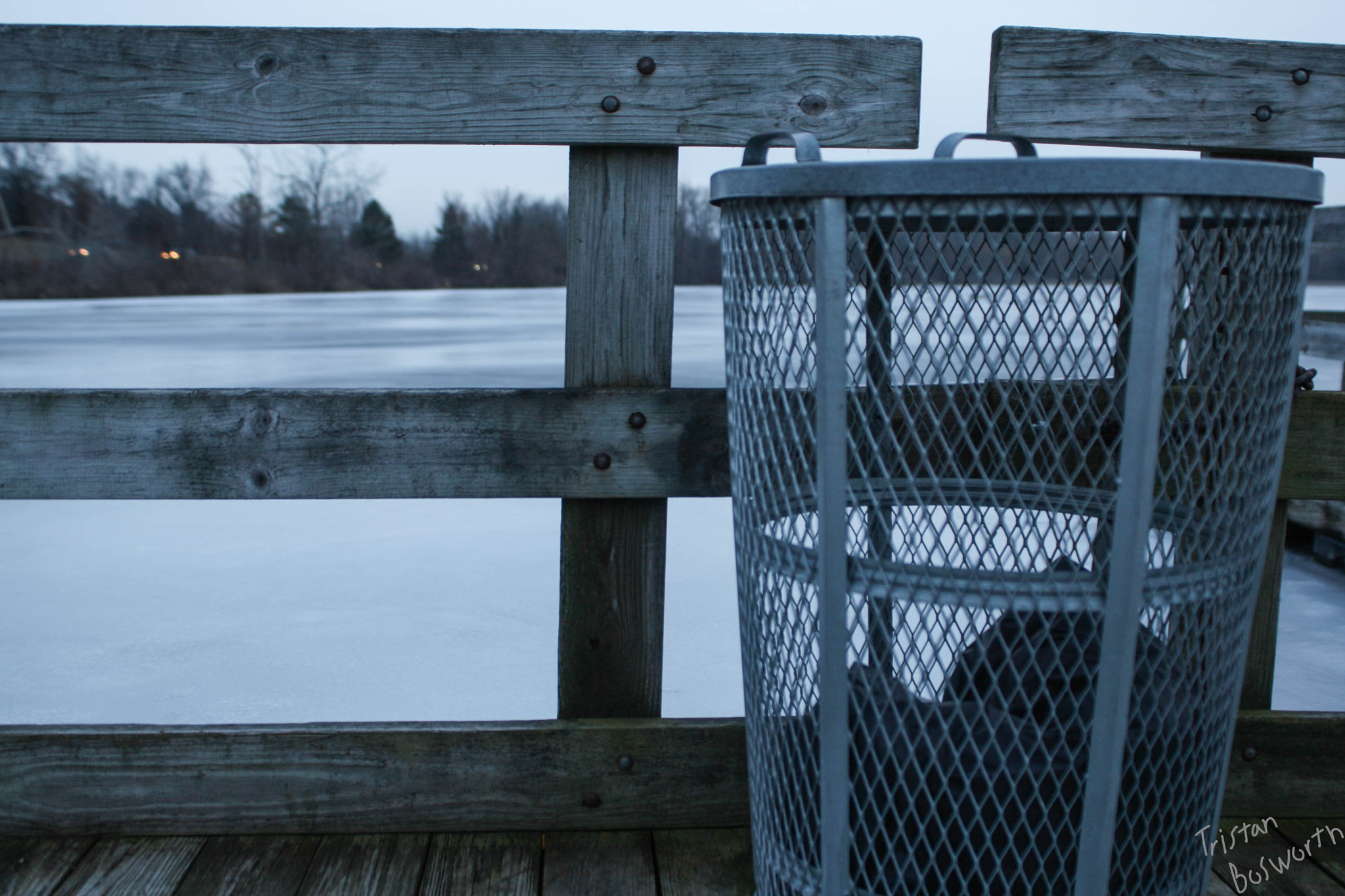 Canon EOS-1D Mark III sample photo. Lake sixteen in winter no. 2 photography