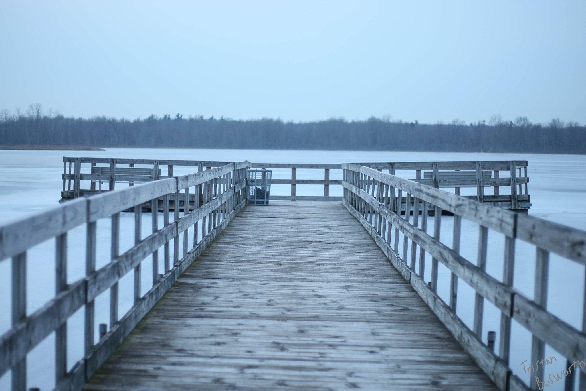 Canon EOS-1D Mark III + Canon EF 50mm F1.8 STM sample photo. Lake sixteen in winter no. 4 photography