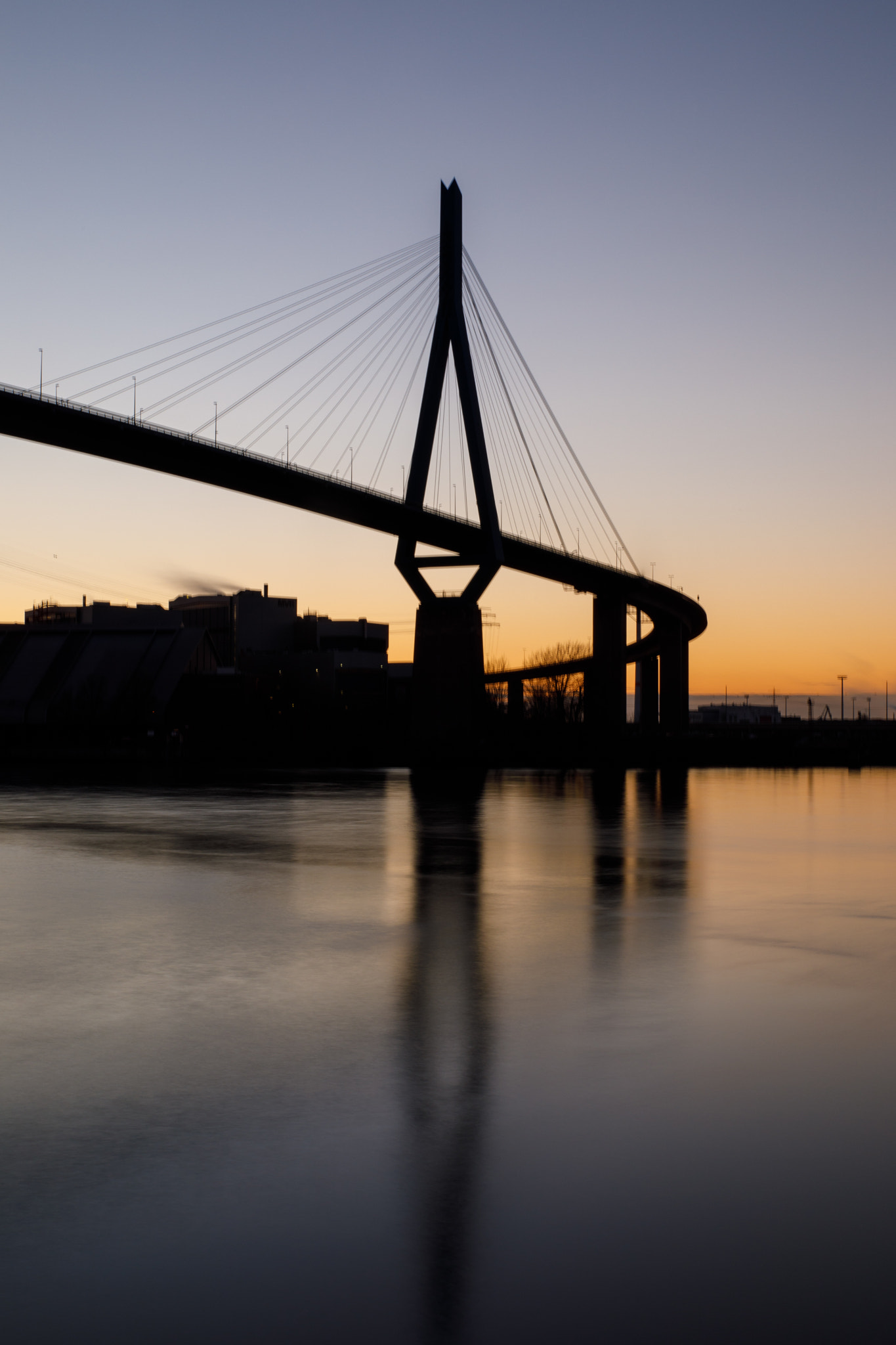 Sigma 24-70mm F2.8 EX DG Macro sample photo. Köhlbrandbrücke ii photography