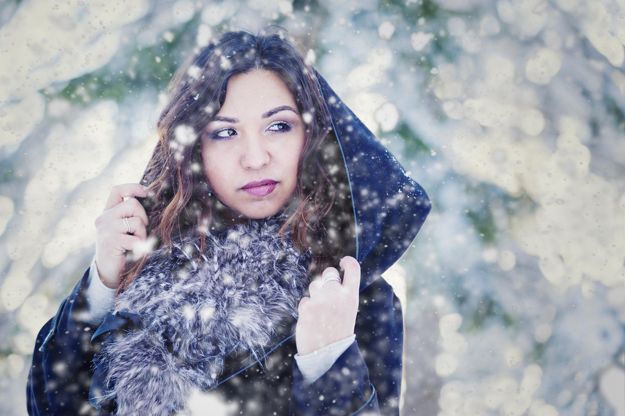 Sony FE 70-200mm F2.8 GM OSS sample photo. Snowflakes... photography
