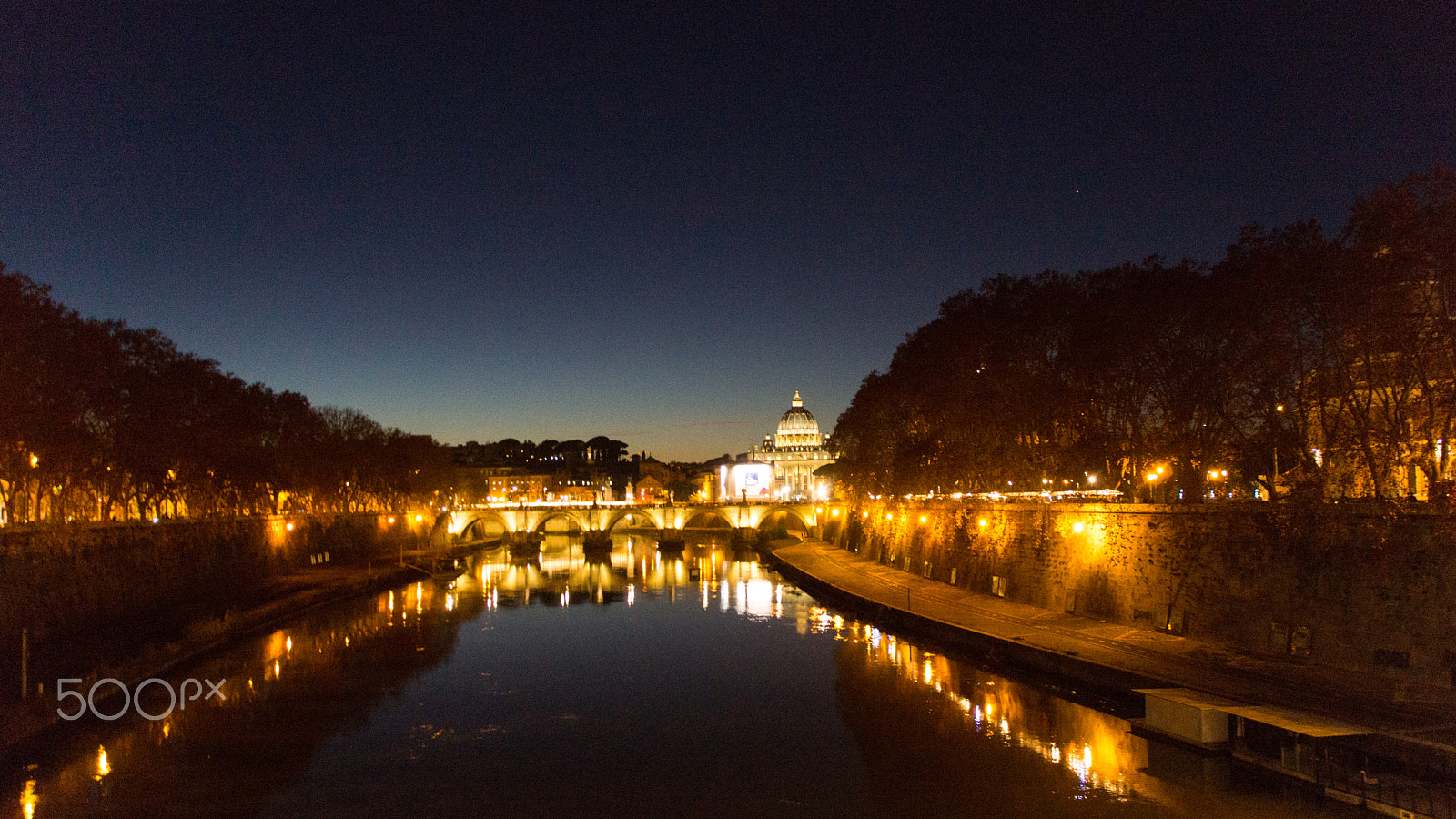 Sony SLT-A65 (SLT-A65V) sample photo. Rome night lights photography