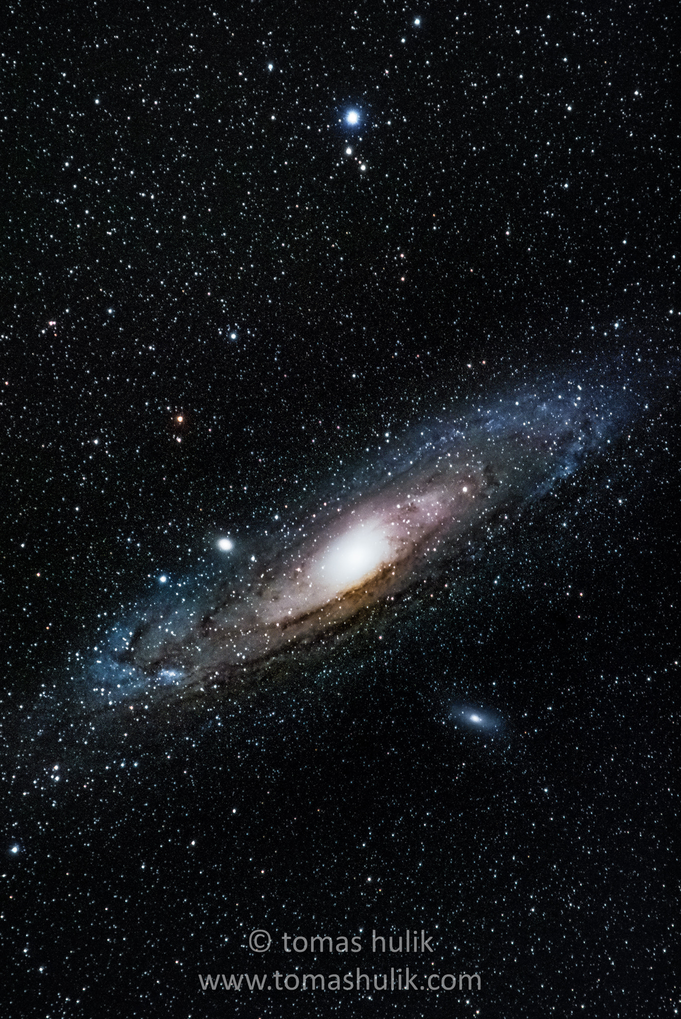 Nikon D810A sample photo. M31 andromeda galaxy photography
