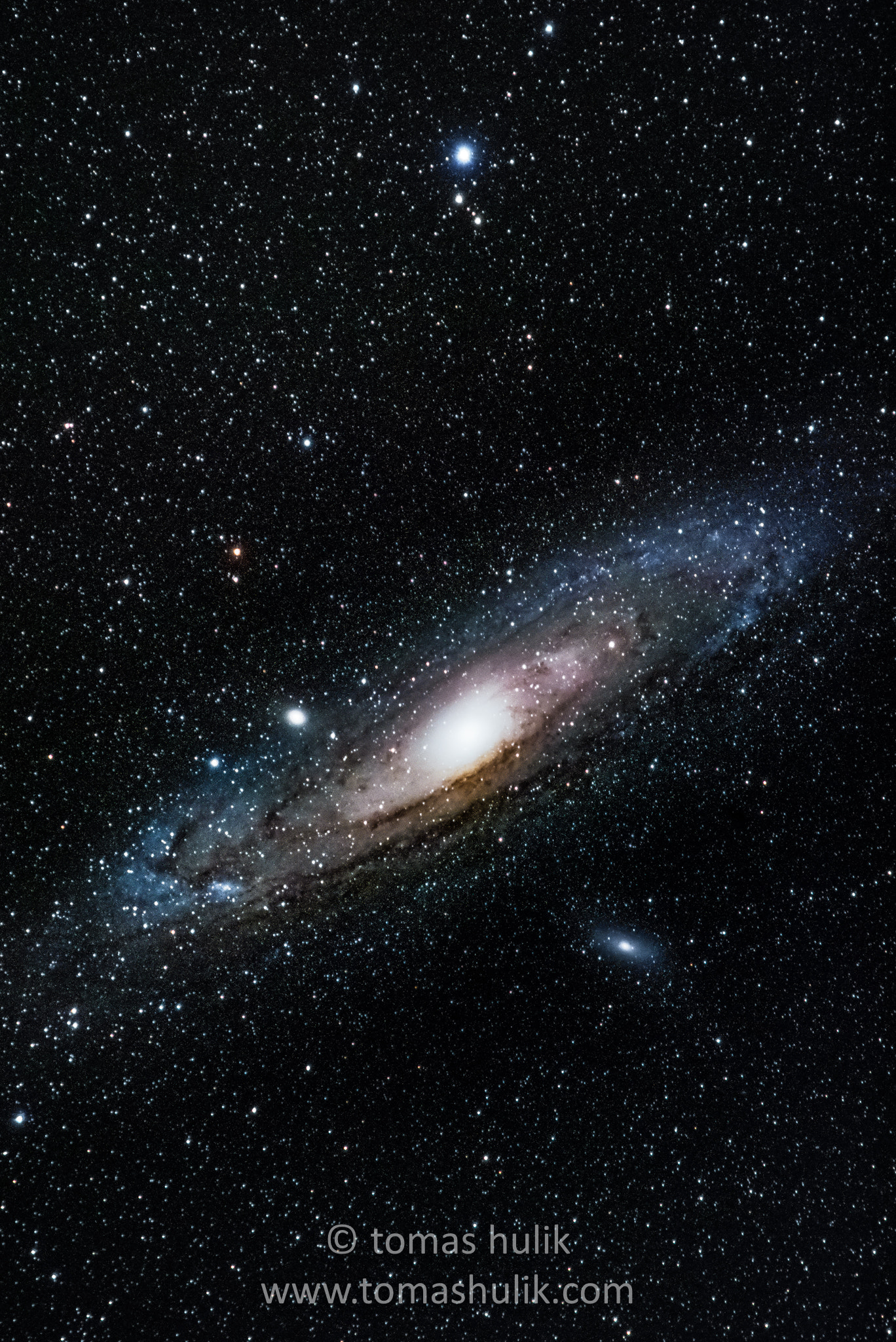 Nikon D810A + Nikon AF-S Nikkor 80-400mm F4.5-5.6G ED VR sample photo. M31 andromeda galaxy photography