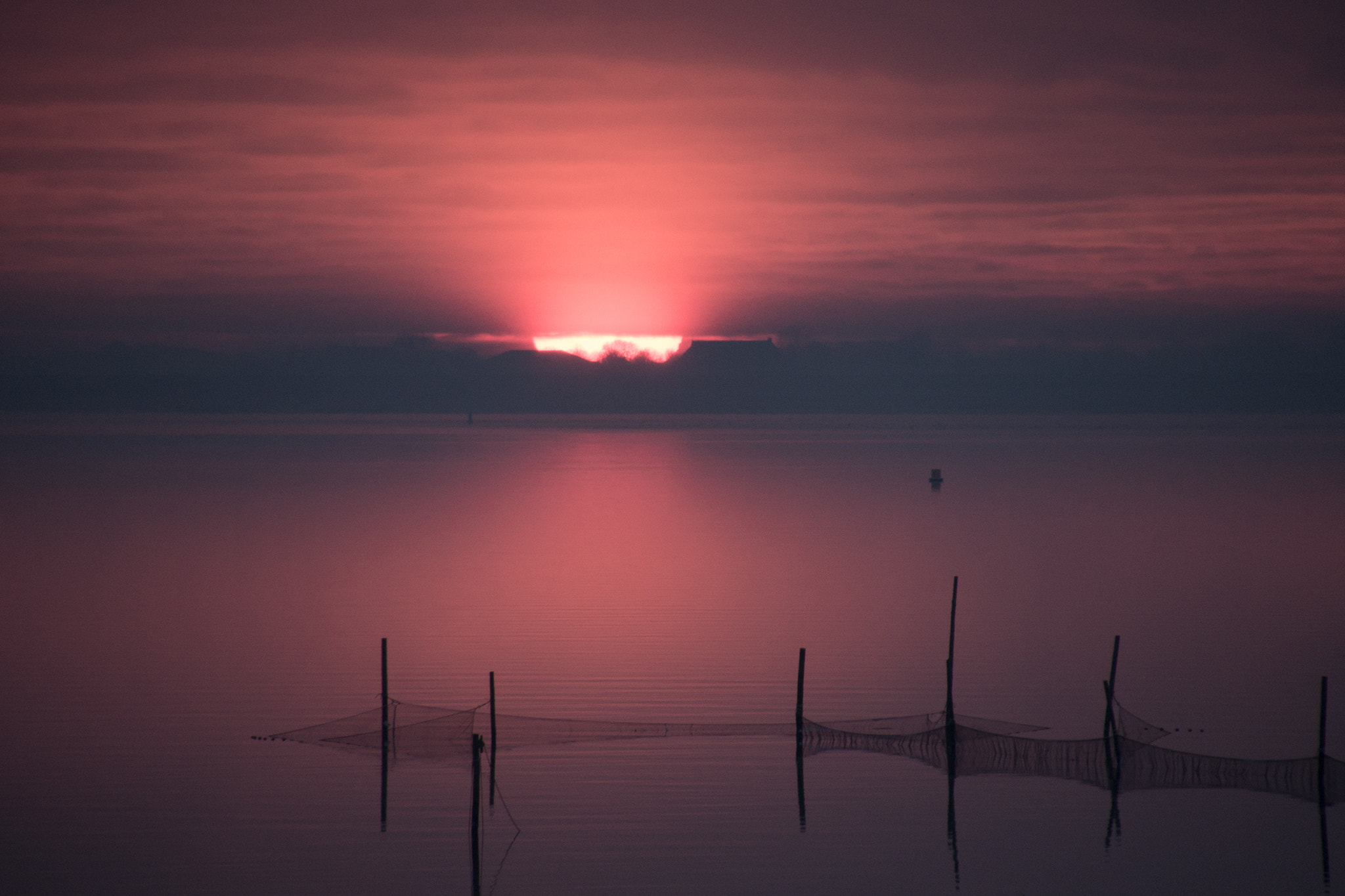 Sony a99 II sample photo. Sunset lauwersoog photography