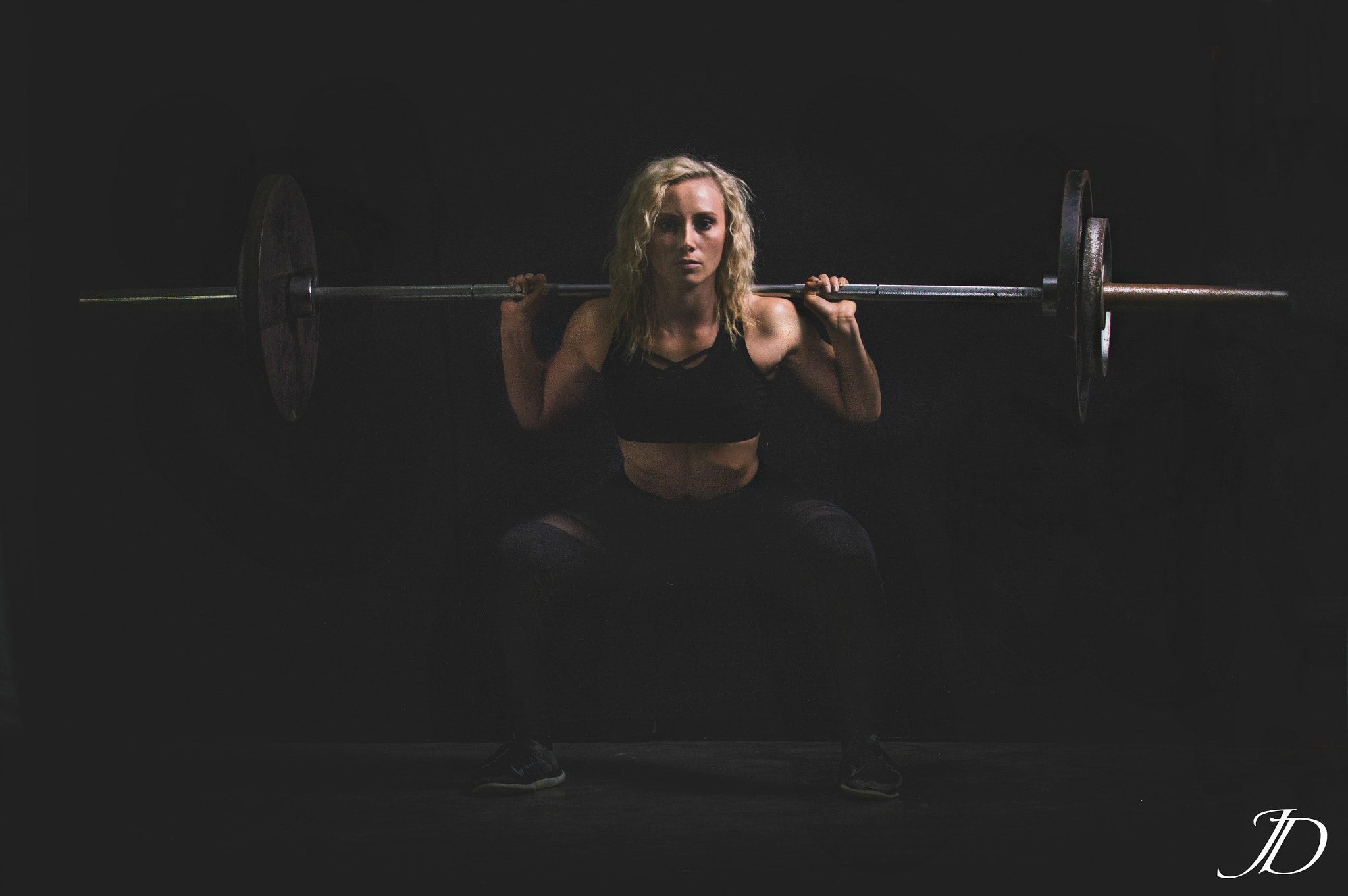 Nikon D3200 sample photo. Girl power: katie squat photography