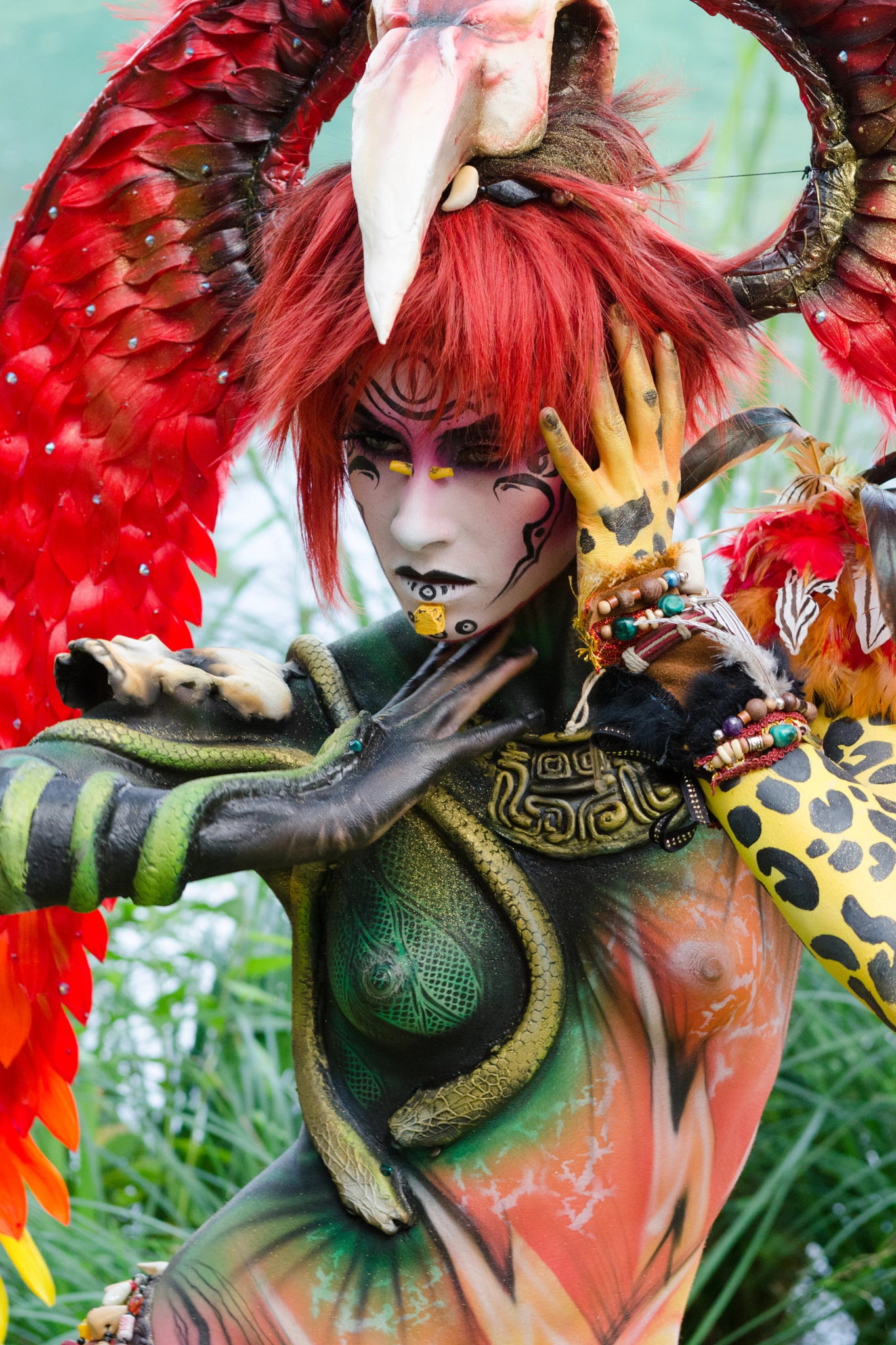 Nikon AF-S Nikkor 28-70mm F2.8 ED-IF sample photo. Dragon girl photography