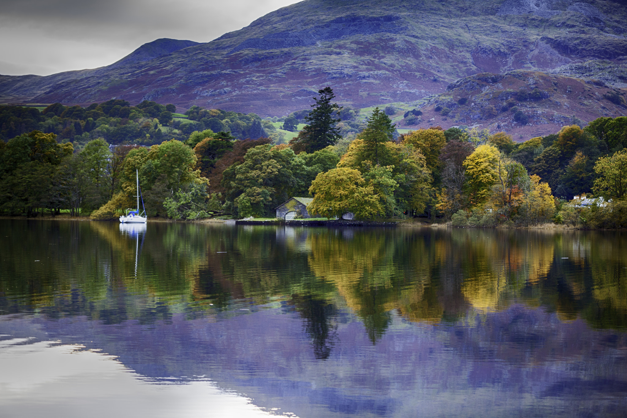 Sigma 70-200mm F2.8 EX DG OS HSM sample photo. Reflections on coniston photography