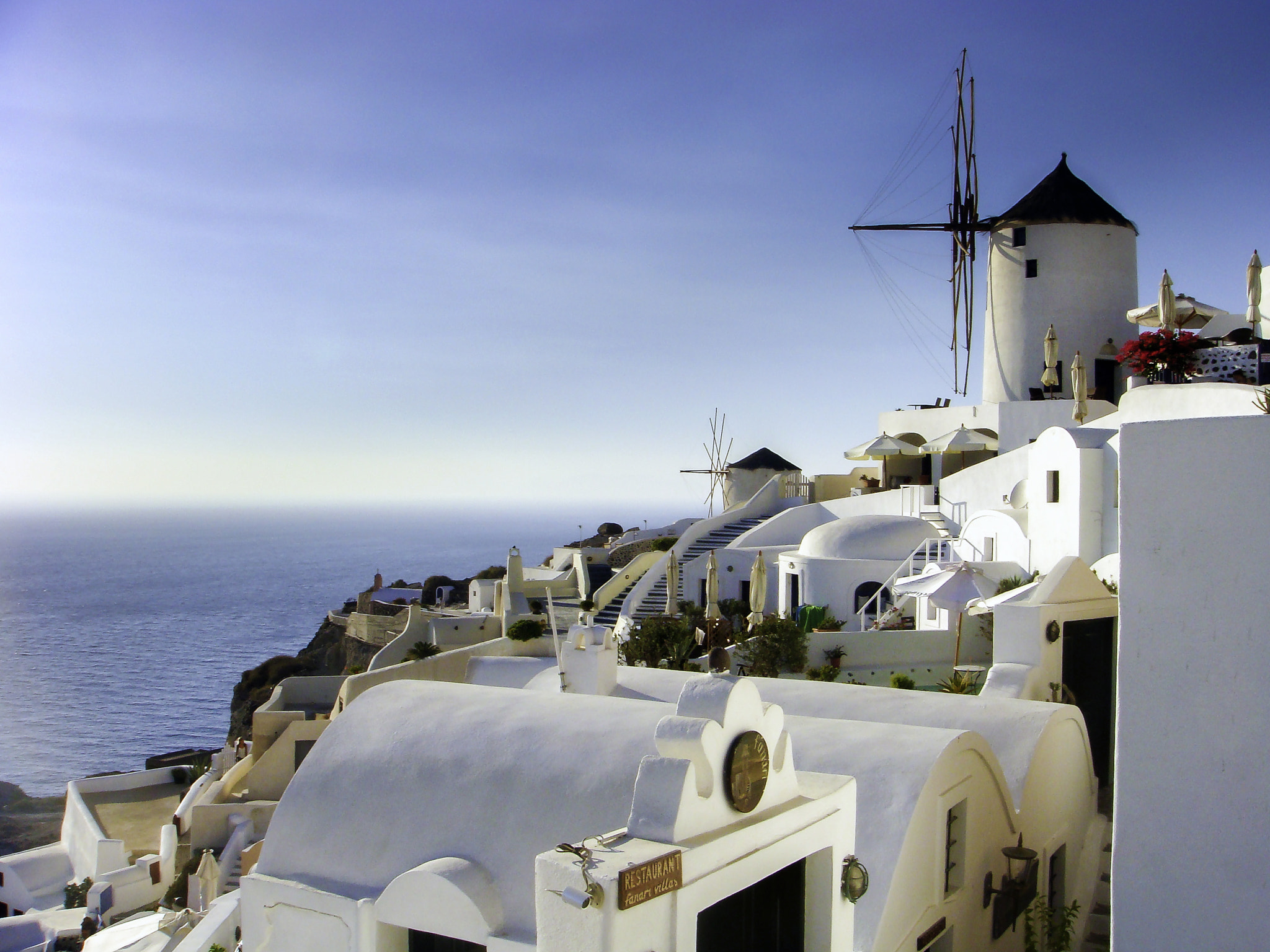 Sony DSC-T200 sample photo. Windmills of oia photography