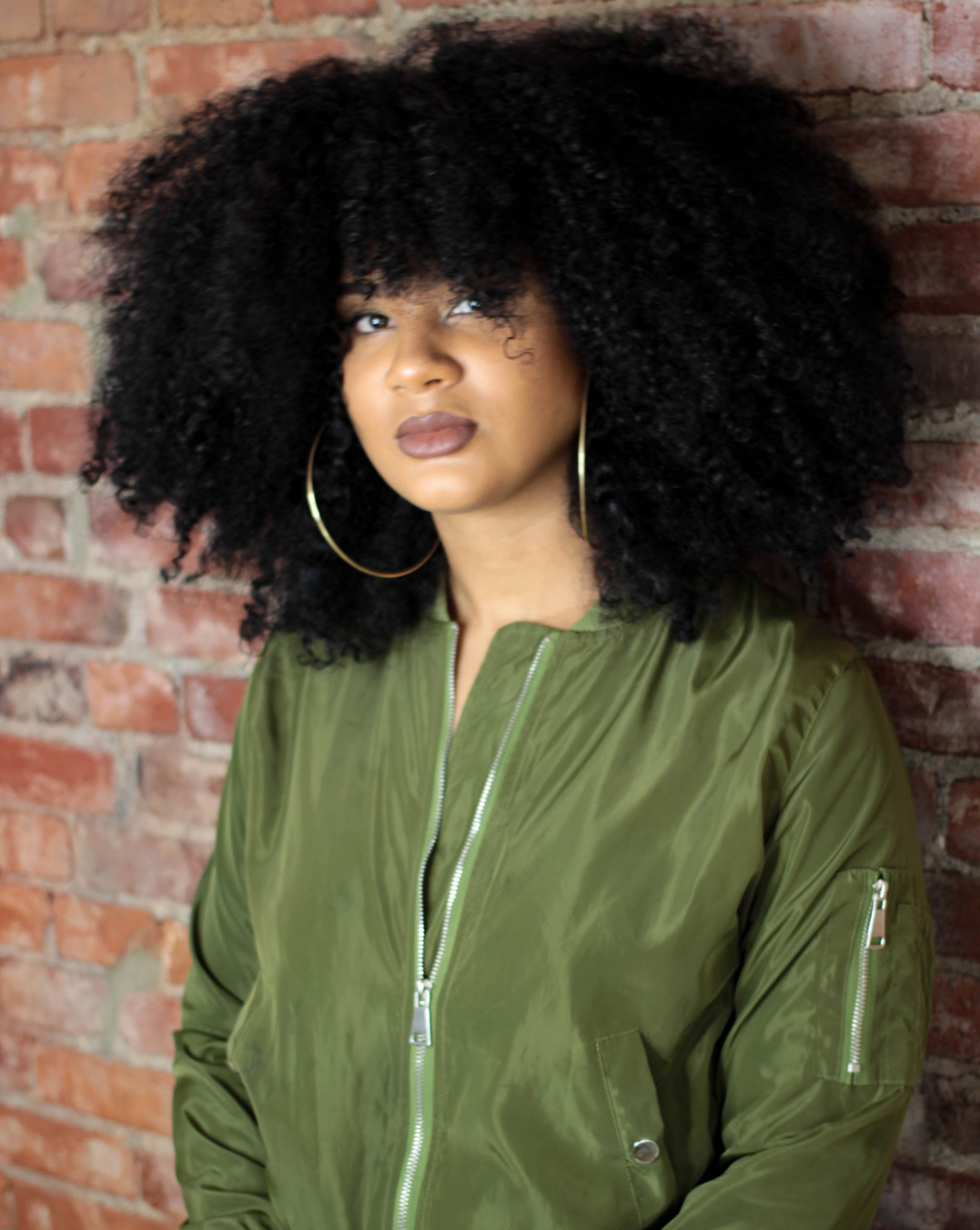 Canon EF 40mm F2.8 STM sample photo. Natural hair model photography