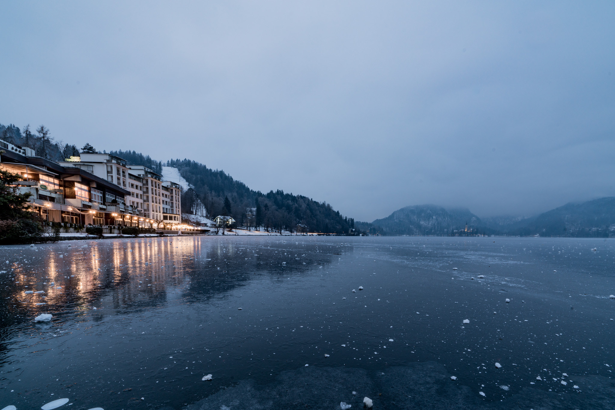Sony a99 II sample photo. Frozen bled photography
