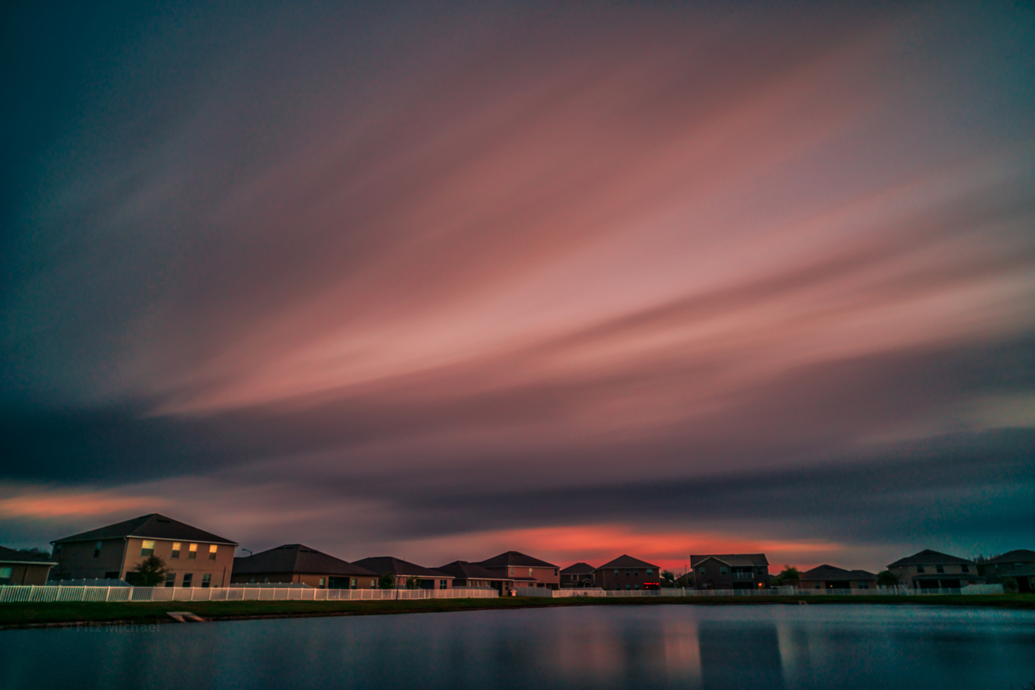 E 21mm F2.8 sample photo. Florida clouds photography