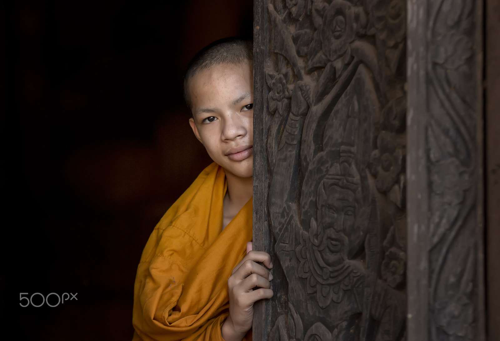 Sigma 70-200mm F2.8 EX DG OS HSM sample photo. Novices monk. photography