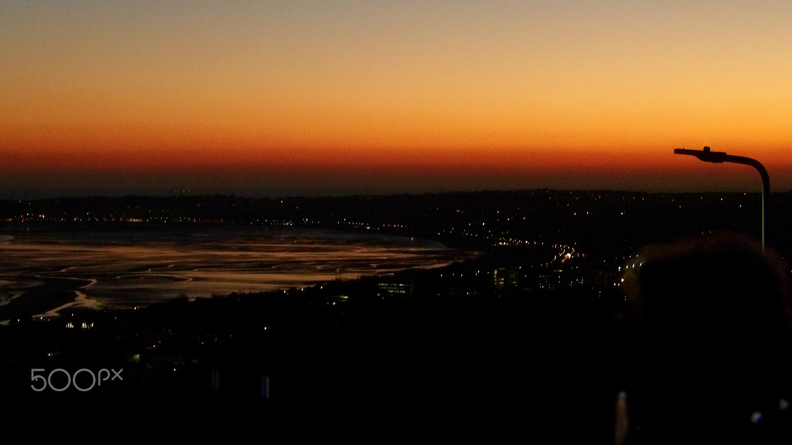 Ricoh PENTAX XG-1 sample photo. Swansea golden hour/ twilight photography