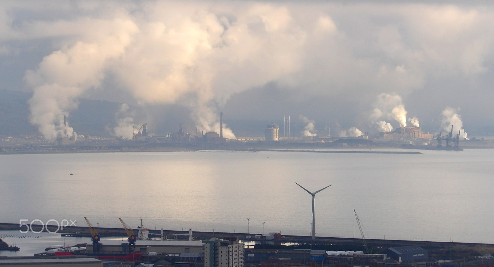 Ricoh PENTAX XG-1 sample photo. Port talbot works photography