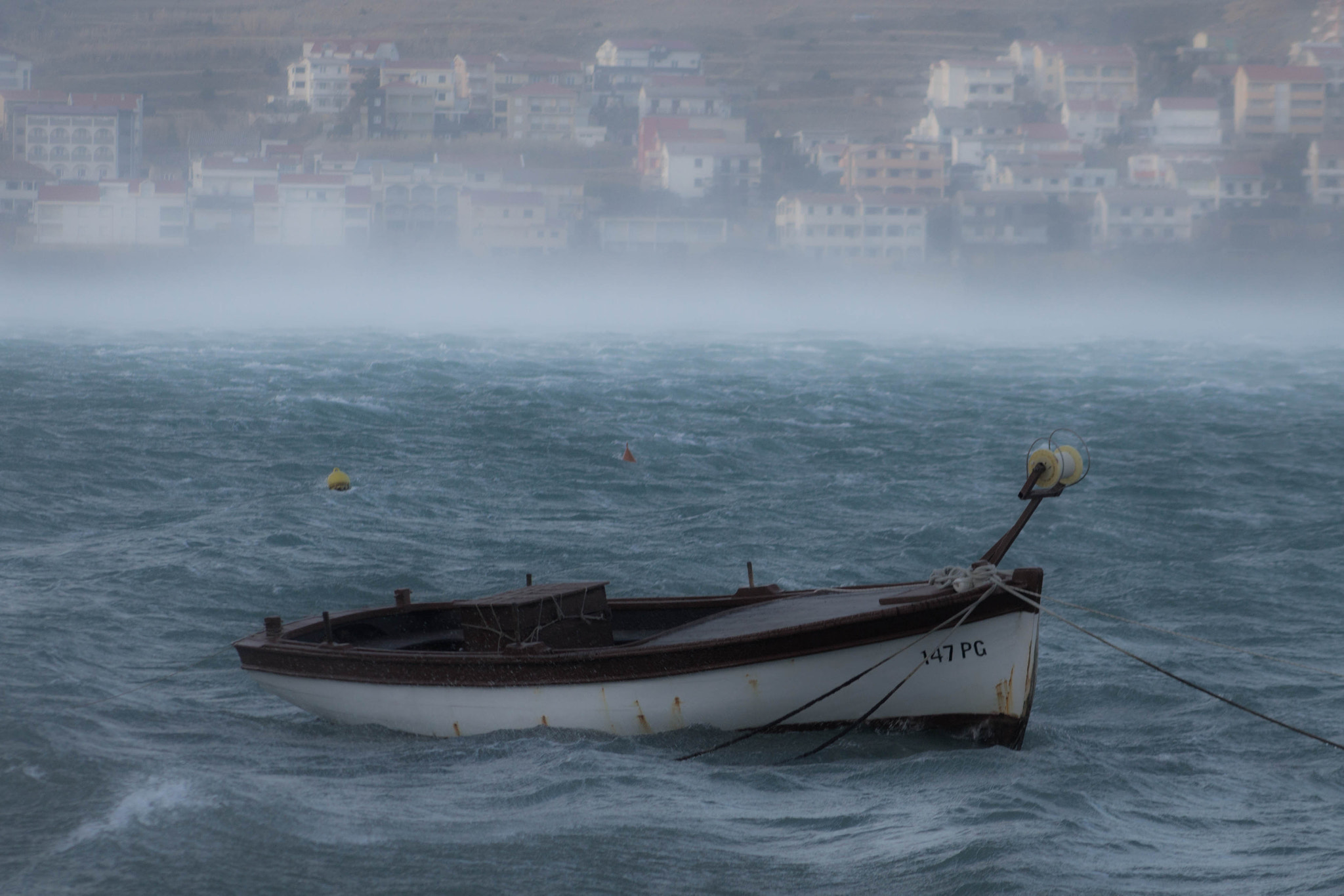 Canon EF 75-300mm f/4-5.6 USM sample photo. Mist of salt photography