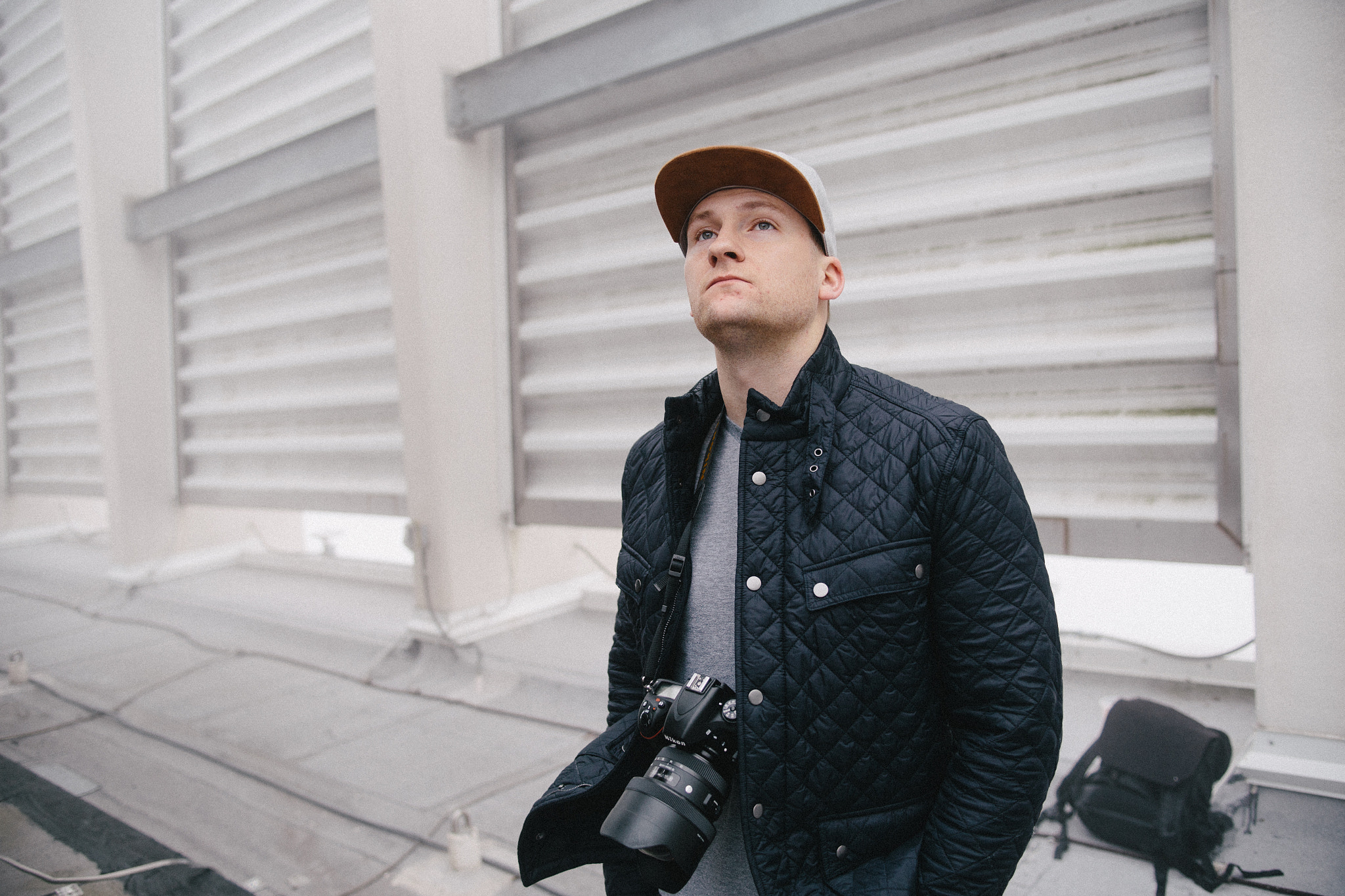 Canon EOS 6D + EF28-70mm f/2.8L USM sample photo. Rooftop portraits photography