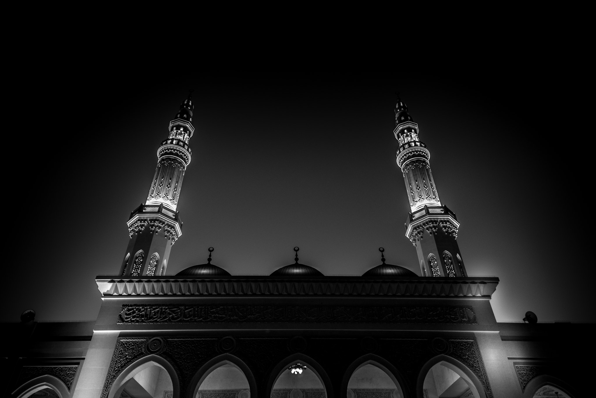 Sony Alpha DSLR-A900 sample photo. Mosque at midnight. photography