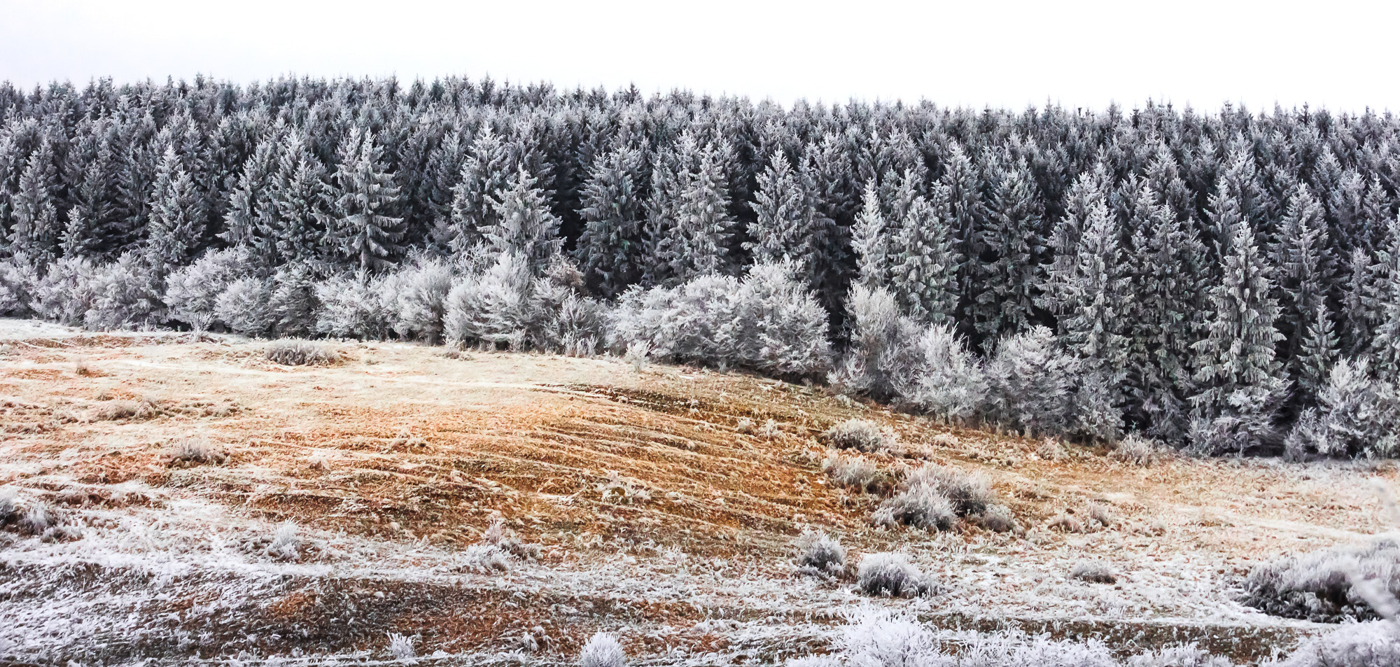 Canon EF-S 55-250mm F4-5.6 IS STM sample photo. Frozen landscape photography