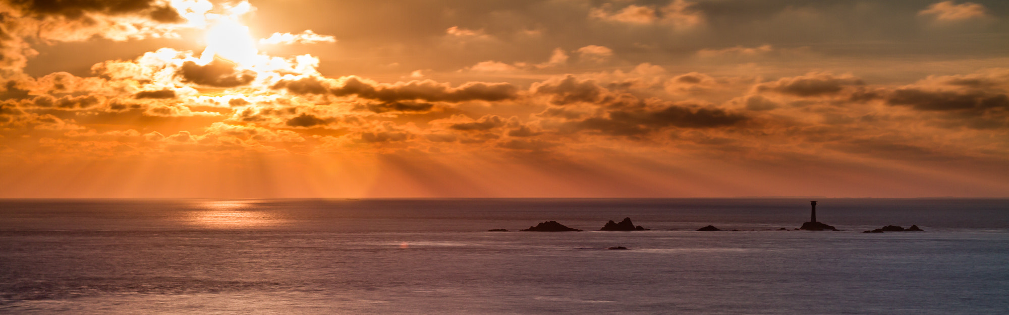 Canon EOS 7D sample photo. Longships sunset photography